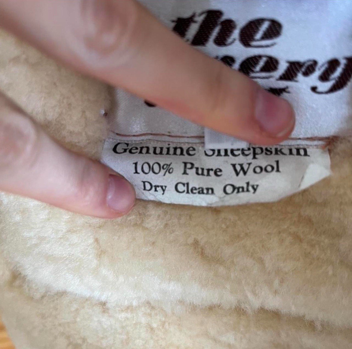 Vintage Genuine Sheepskin 100% Pure Wool Women’s Coat