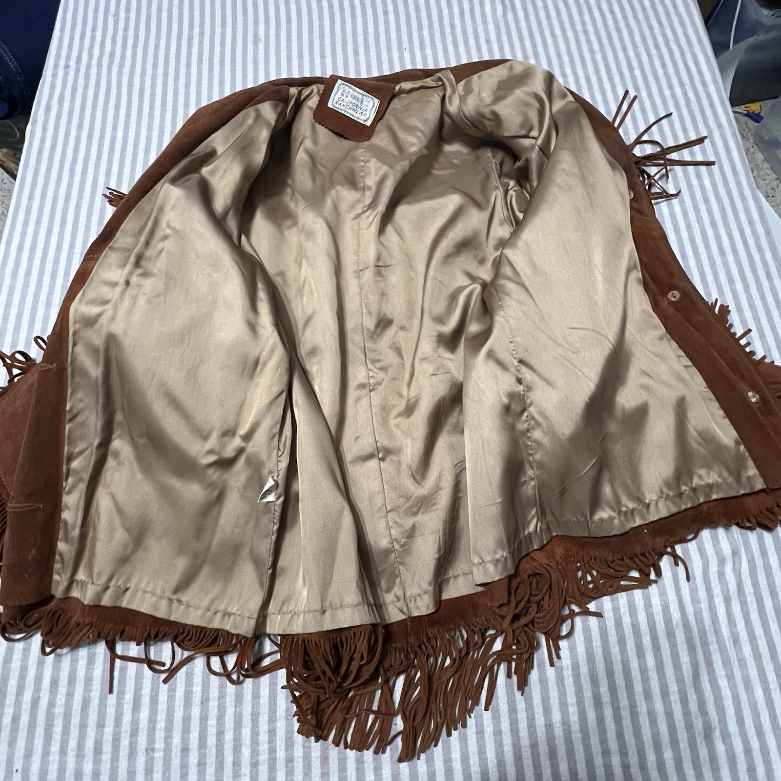 Vintage H Bar C Western Jacket Suede Leather California Ranchwear 1980s