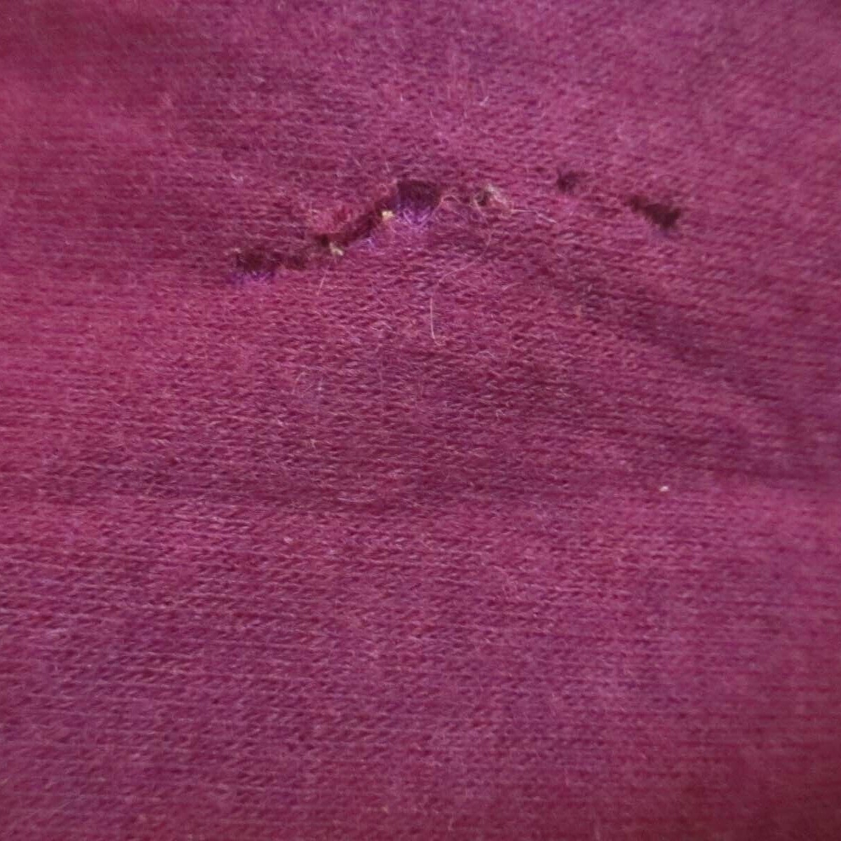 1970’s Women’s Dress 6 Small Vintage Minnesota Woolens Purple Belted