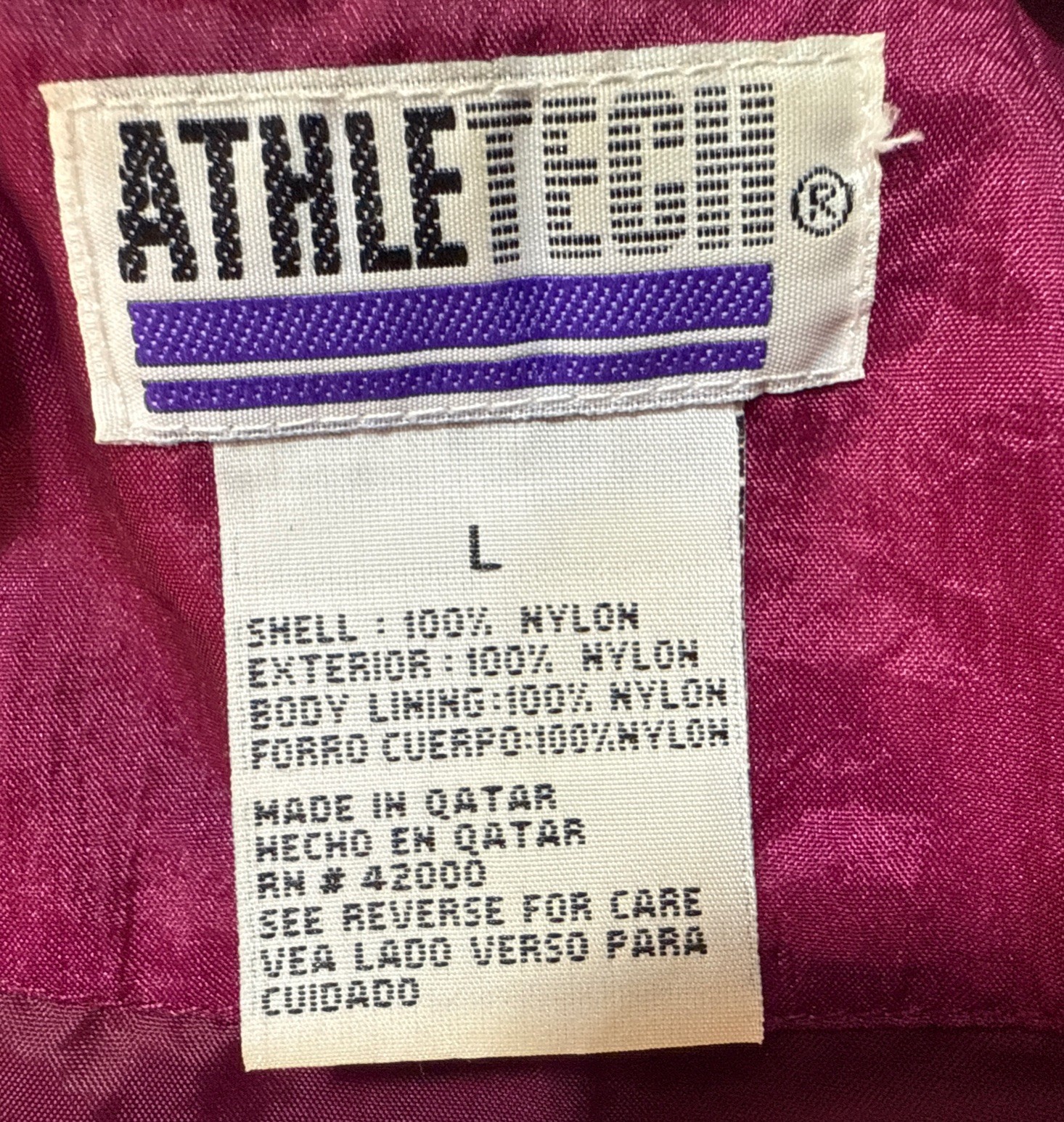 Vtg 80/90s Athletech Jogging/Windsuit/ Tracksuit Women’s Large Read description