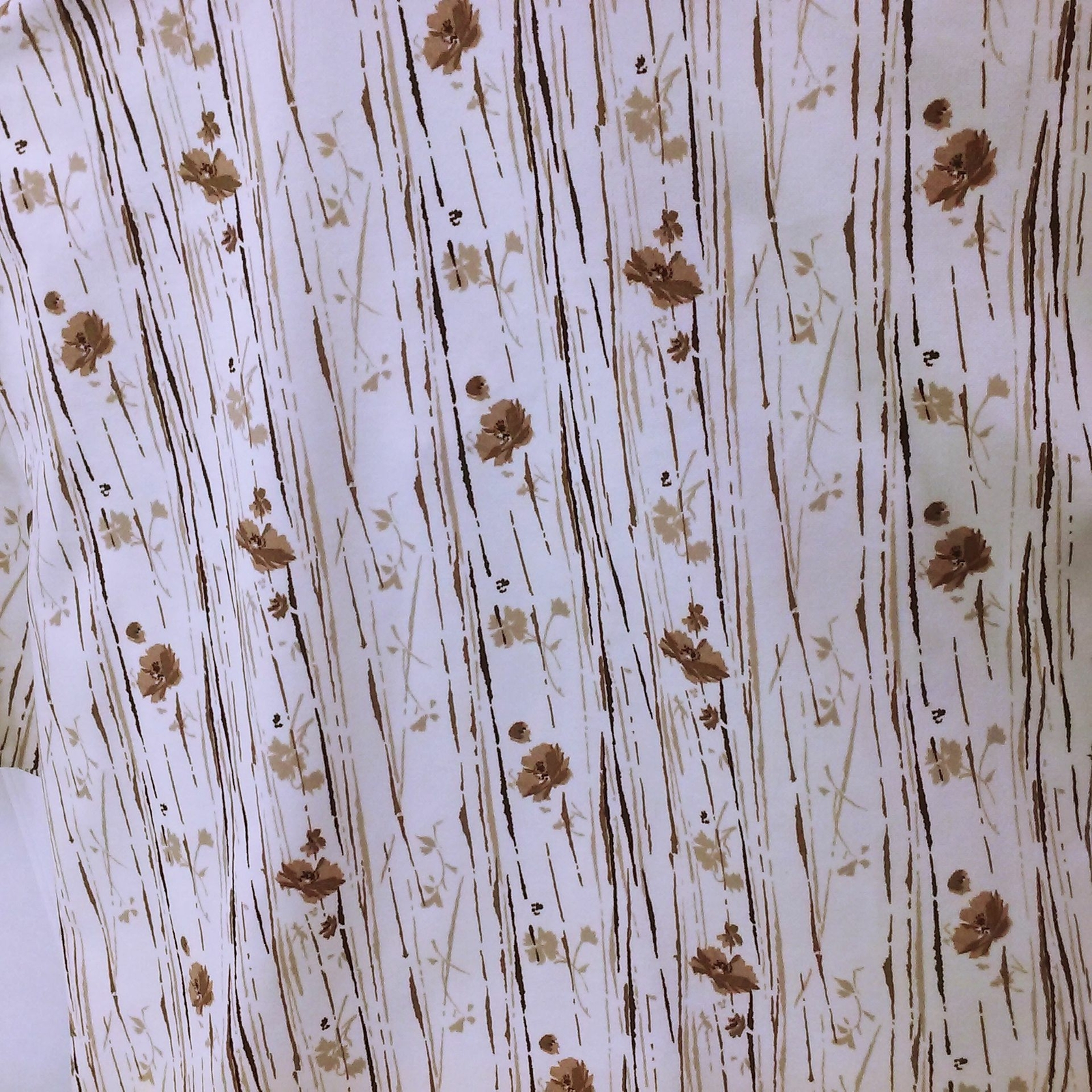 Vintage 70s 80s KoKo Knits of California Polo Top Polyester sz-L Abstract Floral