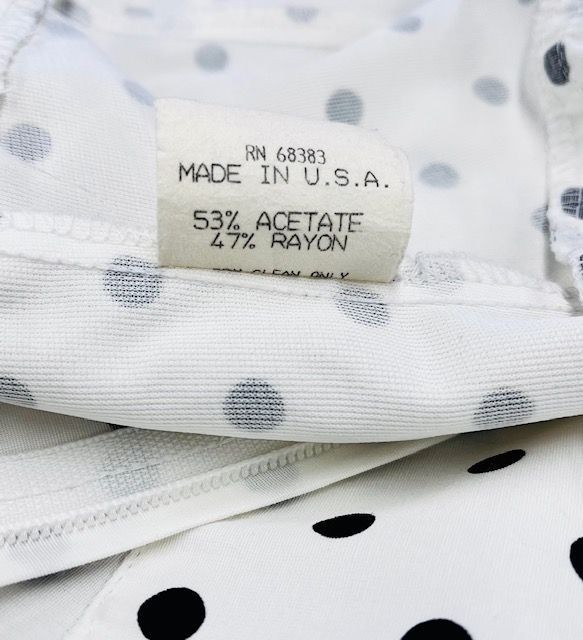 Vintage 1980’s „ASHLEE” Polka Dot Sheath Party Dress-Size 8