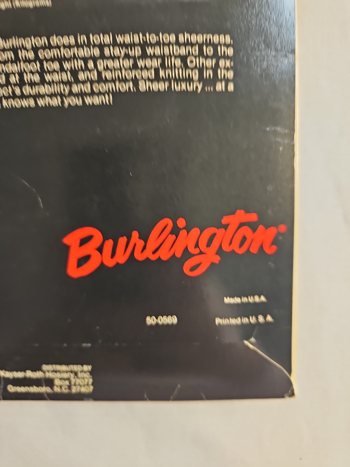 Vintage 70’s Pantyhose Burlington Medium Ice Pink Sandalfoot