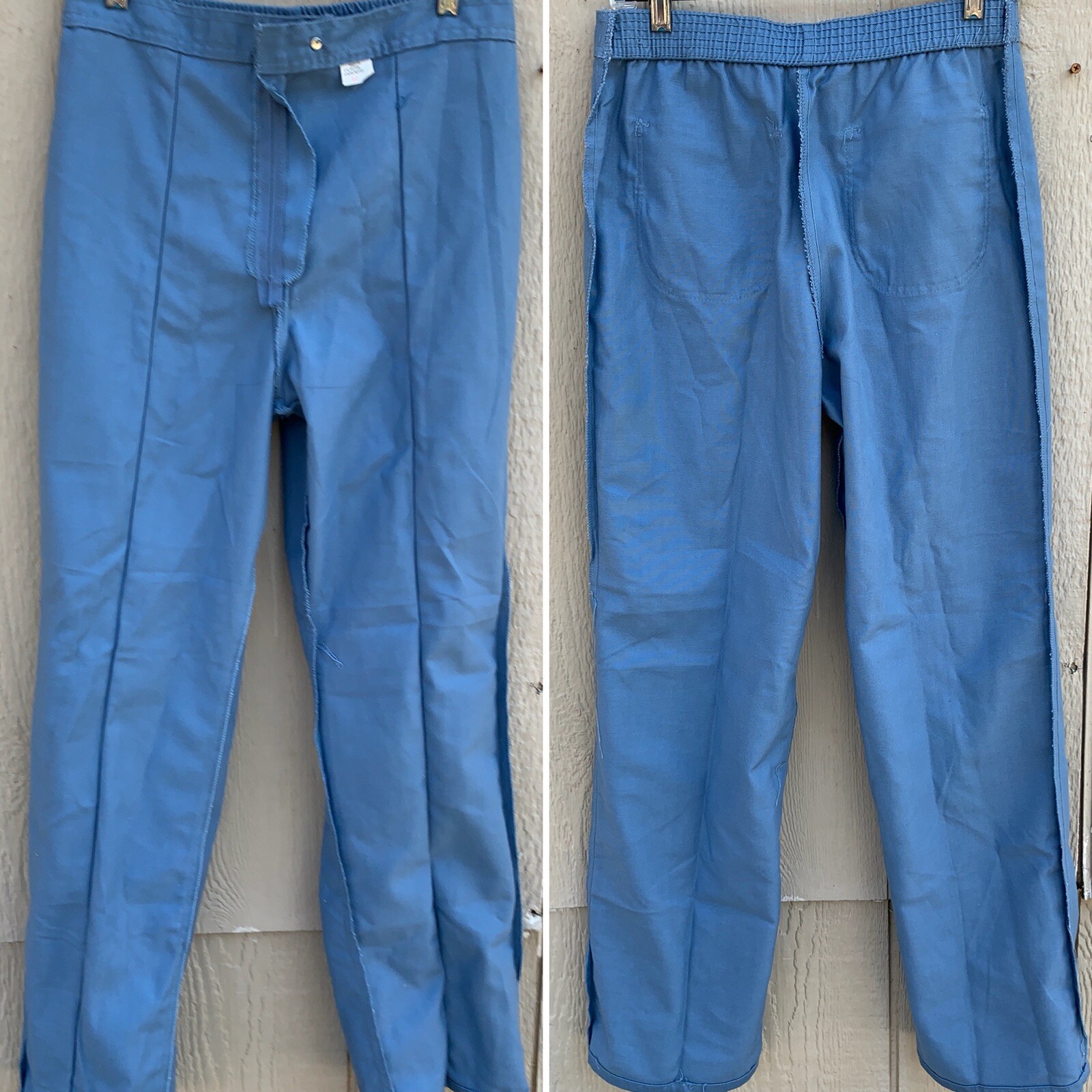 Vintage JTF Pants High Waist Blue Talon Zipper 12 (29” waist resting) 70s 80s