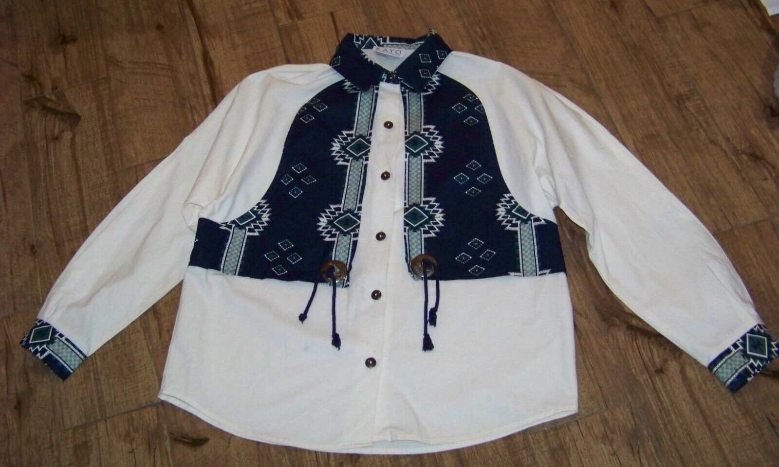 Women’s Vintage Kayo of California Western Shirt – L / XL – No Tags
