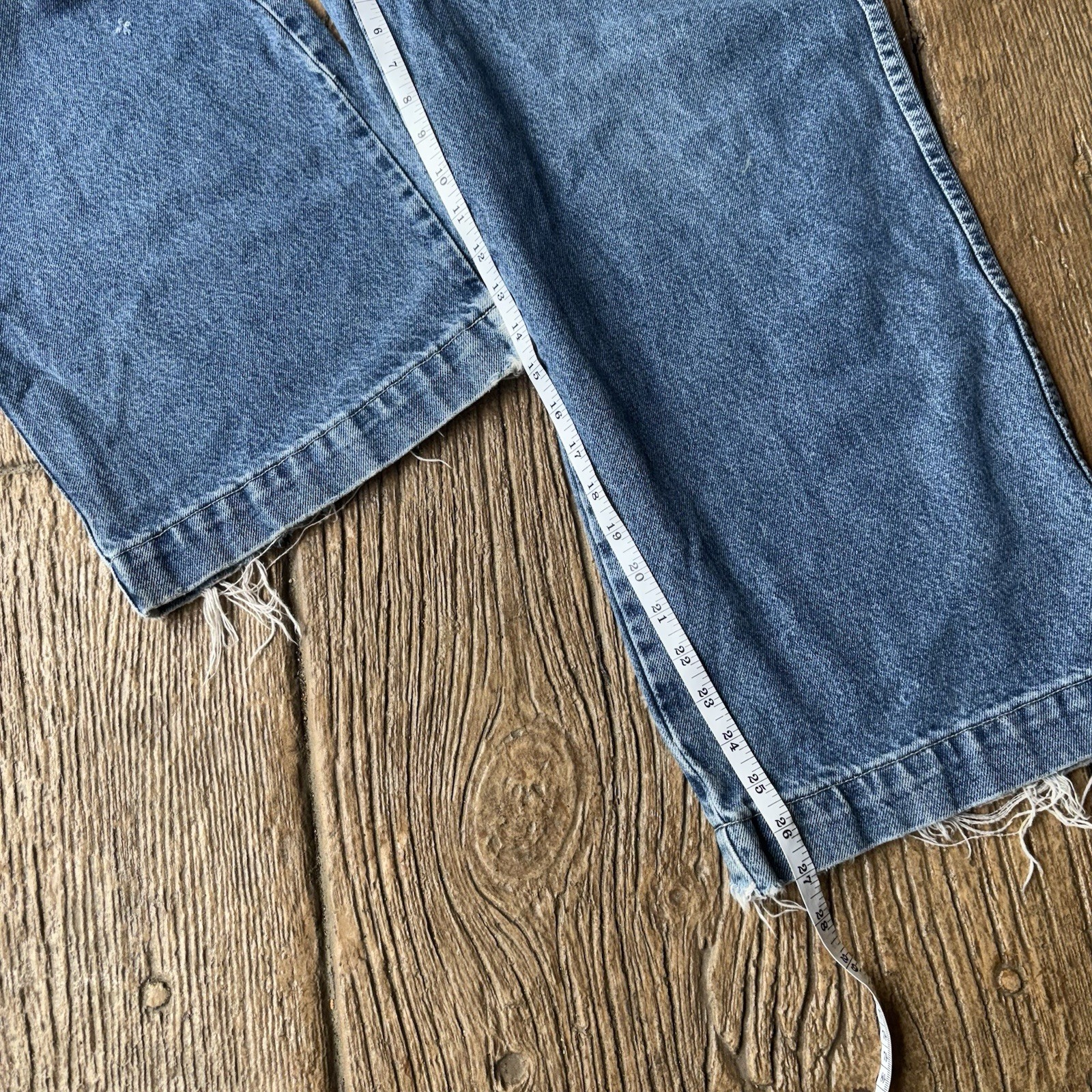 Vintage JNCO Jester Denim Jeans Skirt USA Y2K Wide Leg Pants Skater 28×27 Womens
