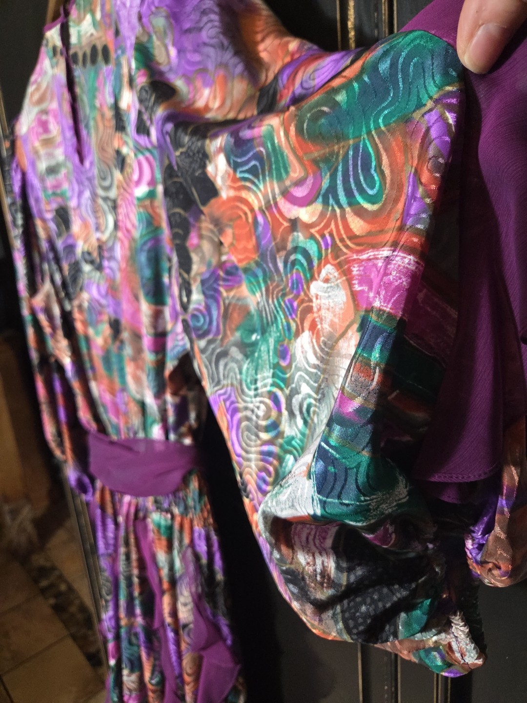 Vintage Susan Freis Dress, Flowey,USA, Size M, Garden Party, Wedding,STUNNING