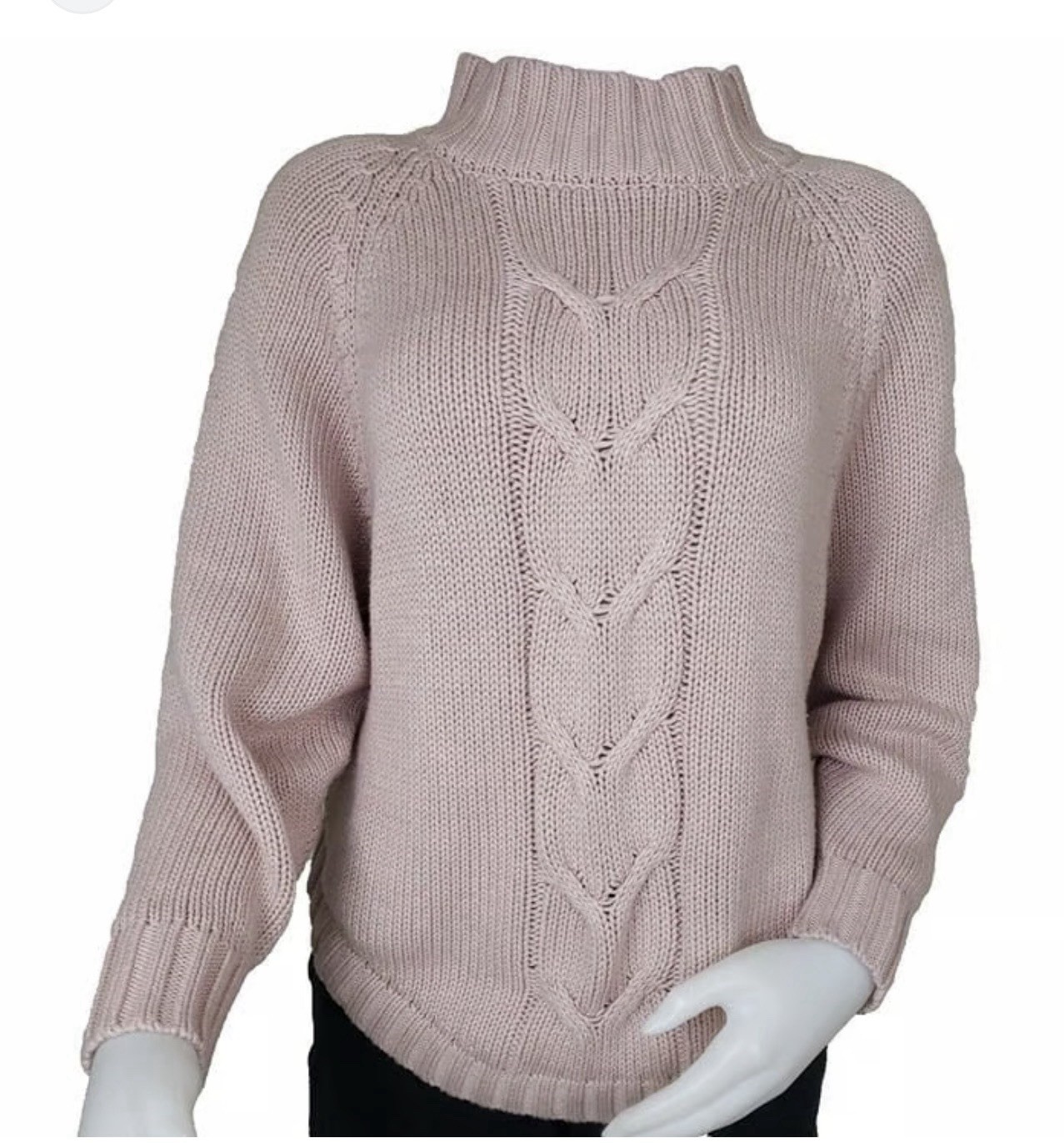 Nanette Lepore Women’s Medium Dusty Pink Sweater Long Sleeve Pullover Vintage