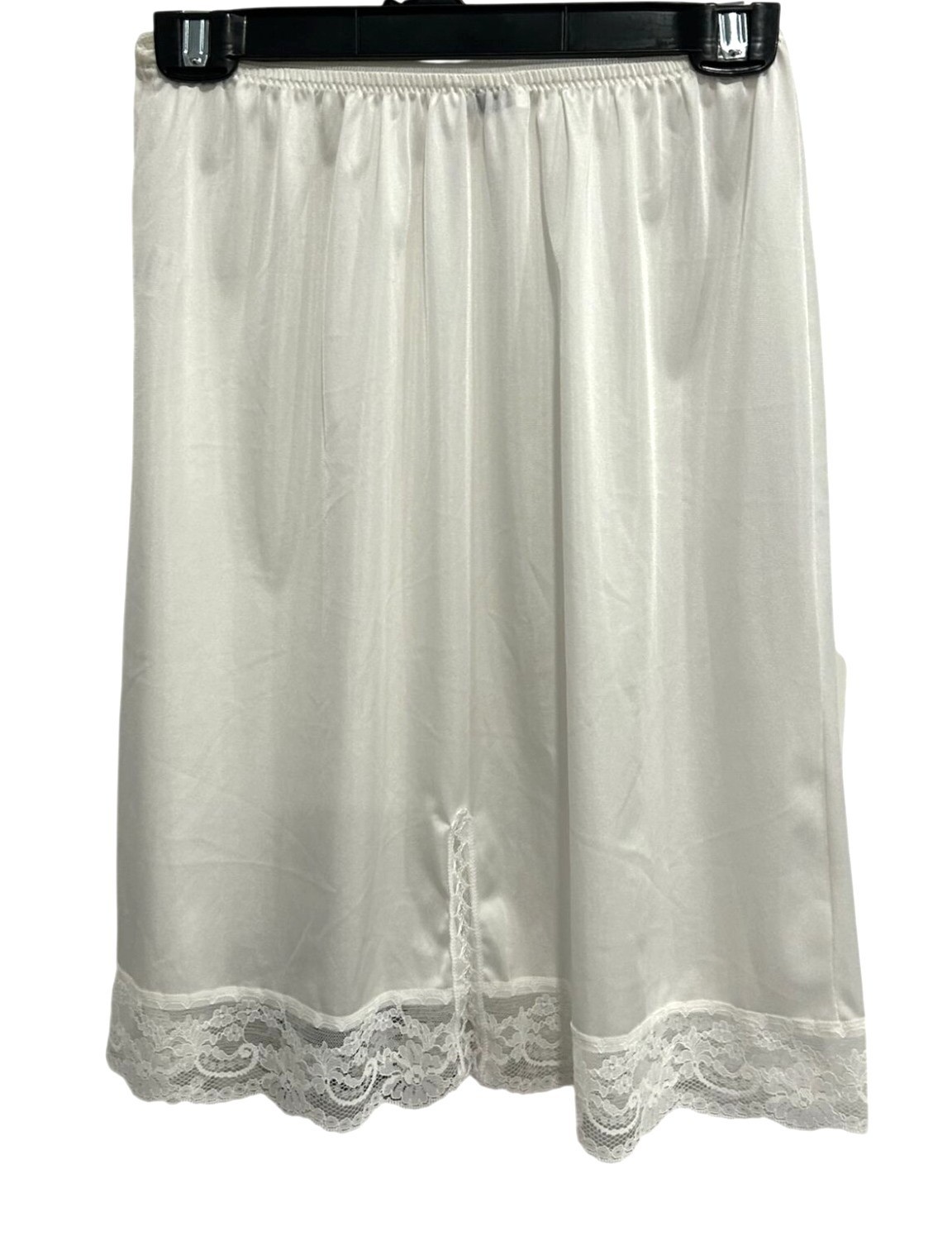 Christian Dior Small White Half Slip Lace Hem Elegant Undergarment Old Money