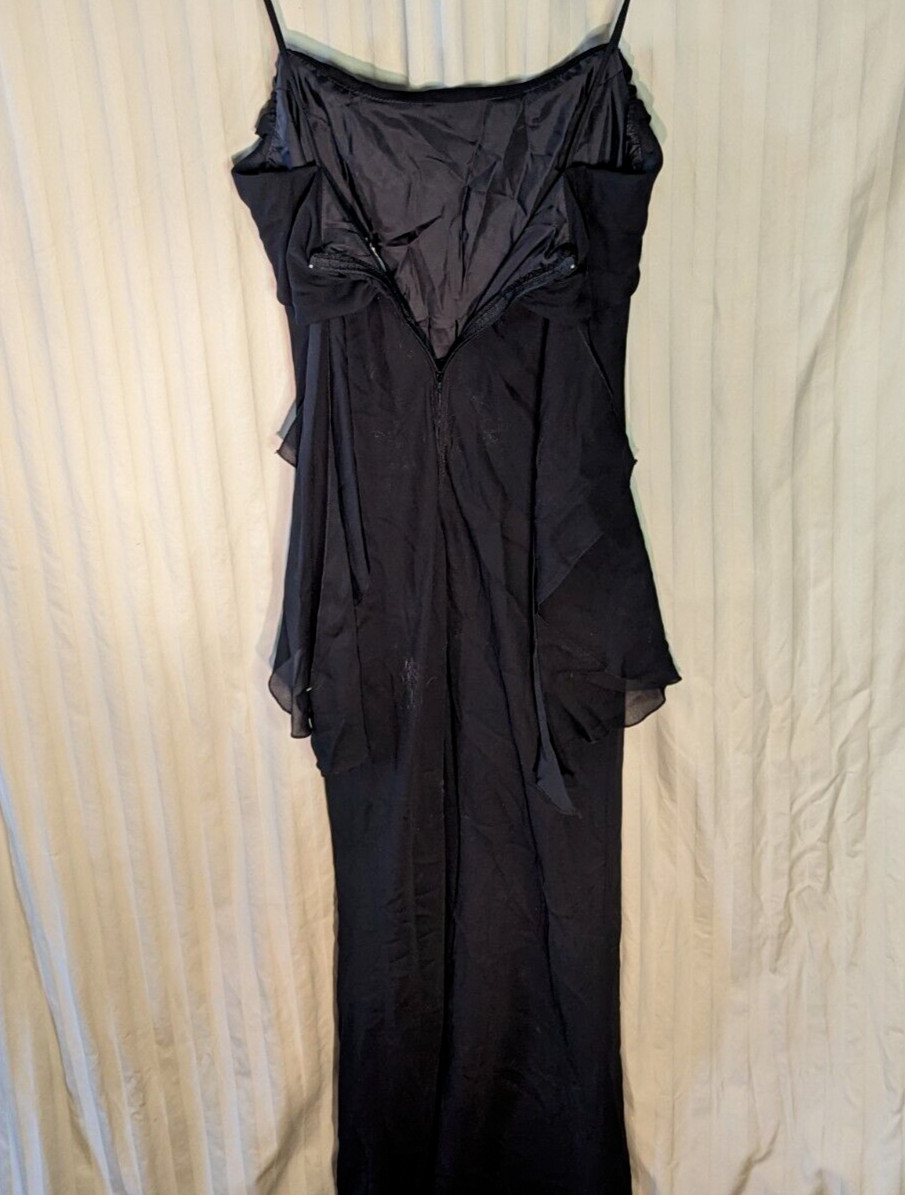 Jodi California Size 9/10 Woman’s Black Dress 100% Polyester Back YKK Zipper USA