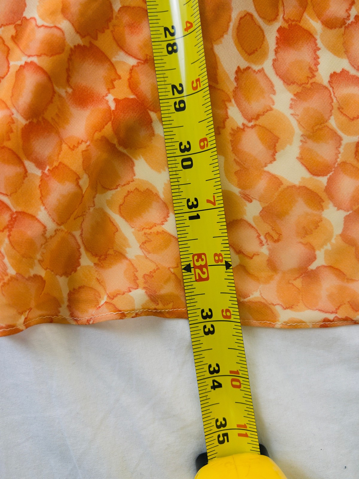 Vintage Inner Most Slip Dress Sz L Orange Polka Dot Babydoll Mini Evening