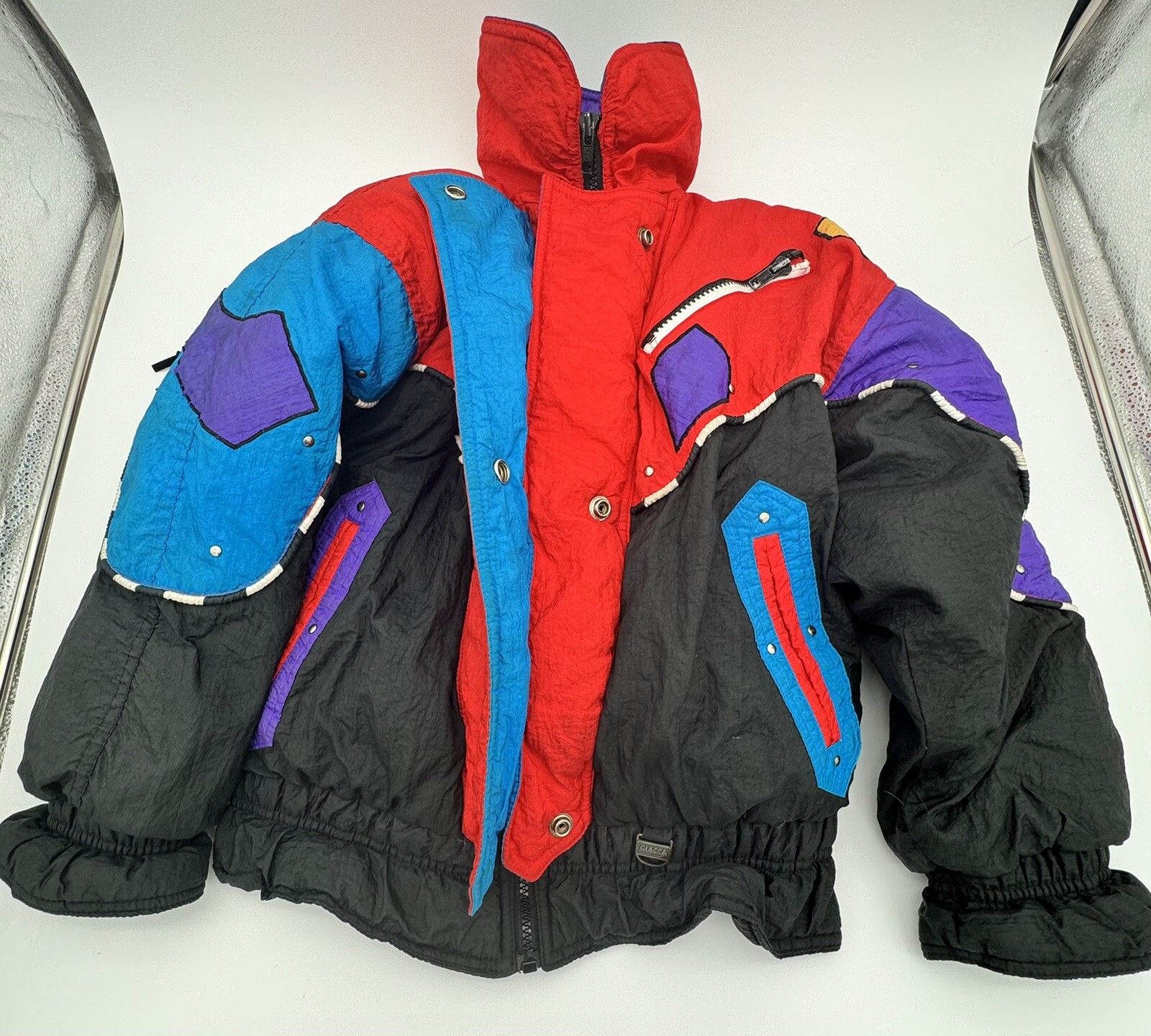 Vintage Giacca 80s Jacket Heavy Down Filled Size Youth 10-12