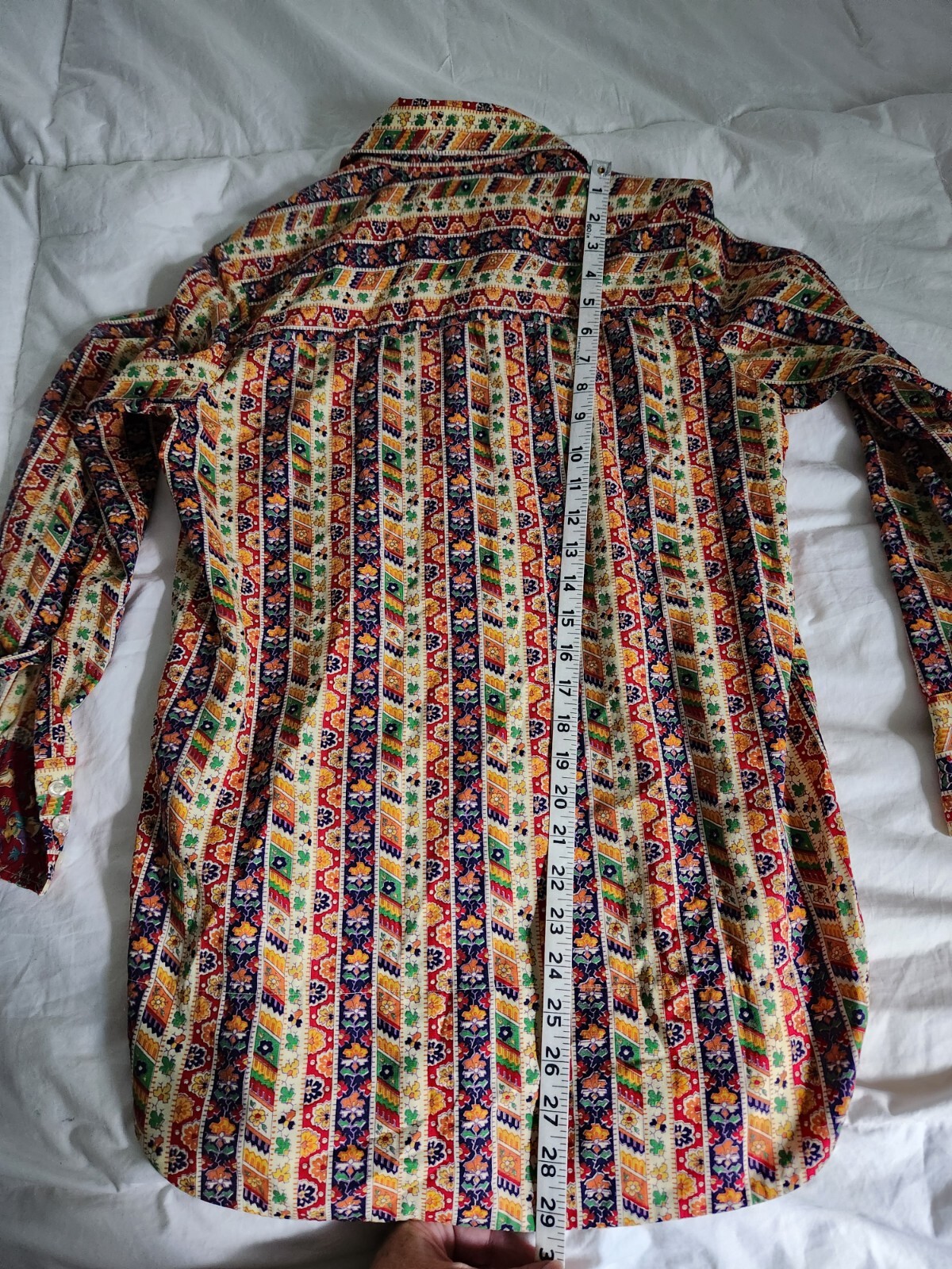 Vintage 70s Beene Bazaar Shirt Size 12