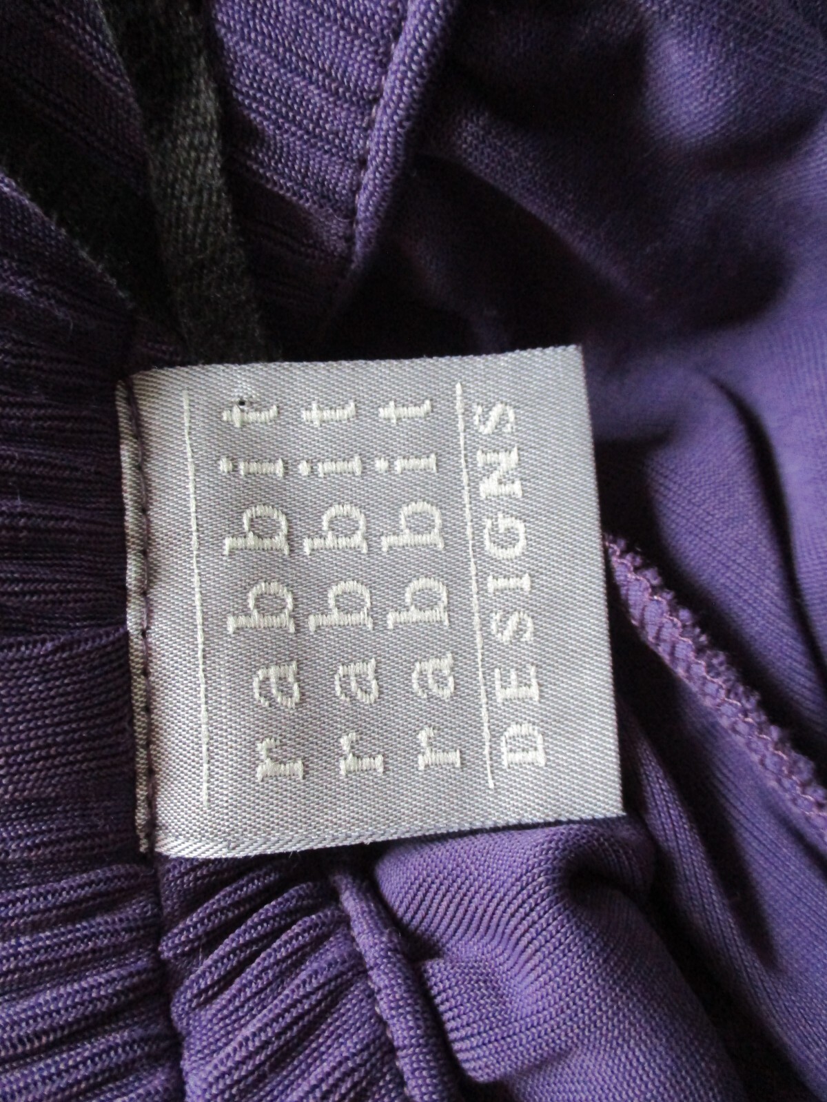 VTG Rabbit Rabbit Rabit Designs Pants Size 8P 8 Petite Purple Jersey Knit