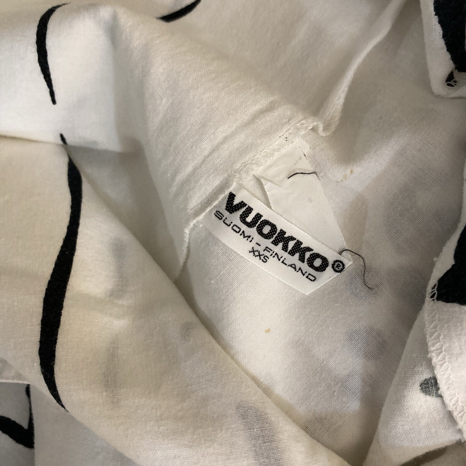 Vuokko Vintage 1980’s Cotton Dress with Pockets