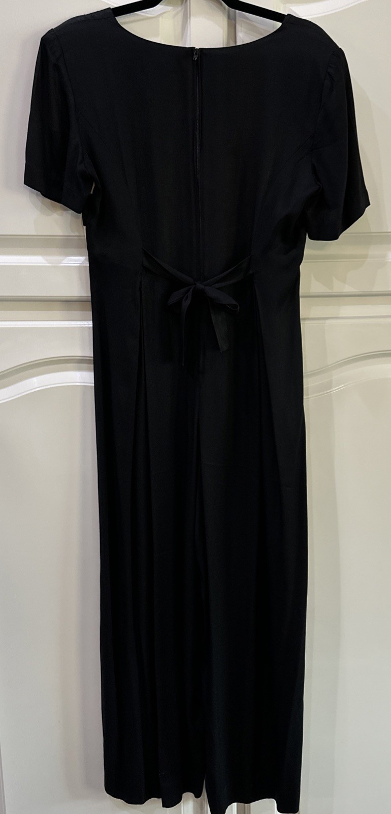 Vintage 80s Jumpsuit With Stripes And Bow Accents Womens