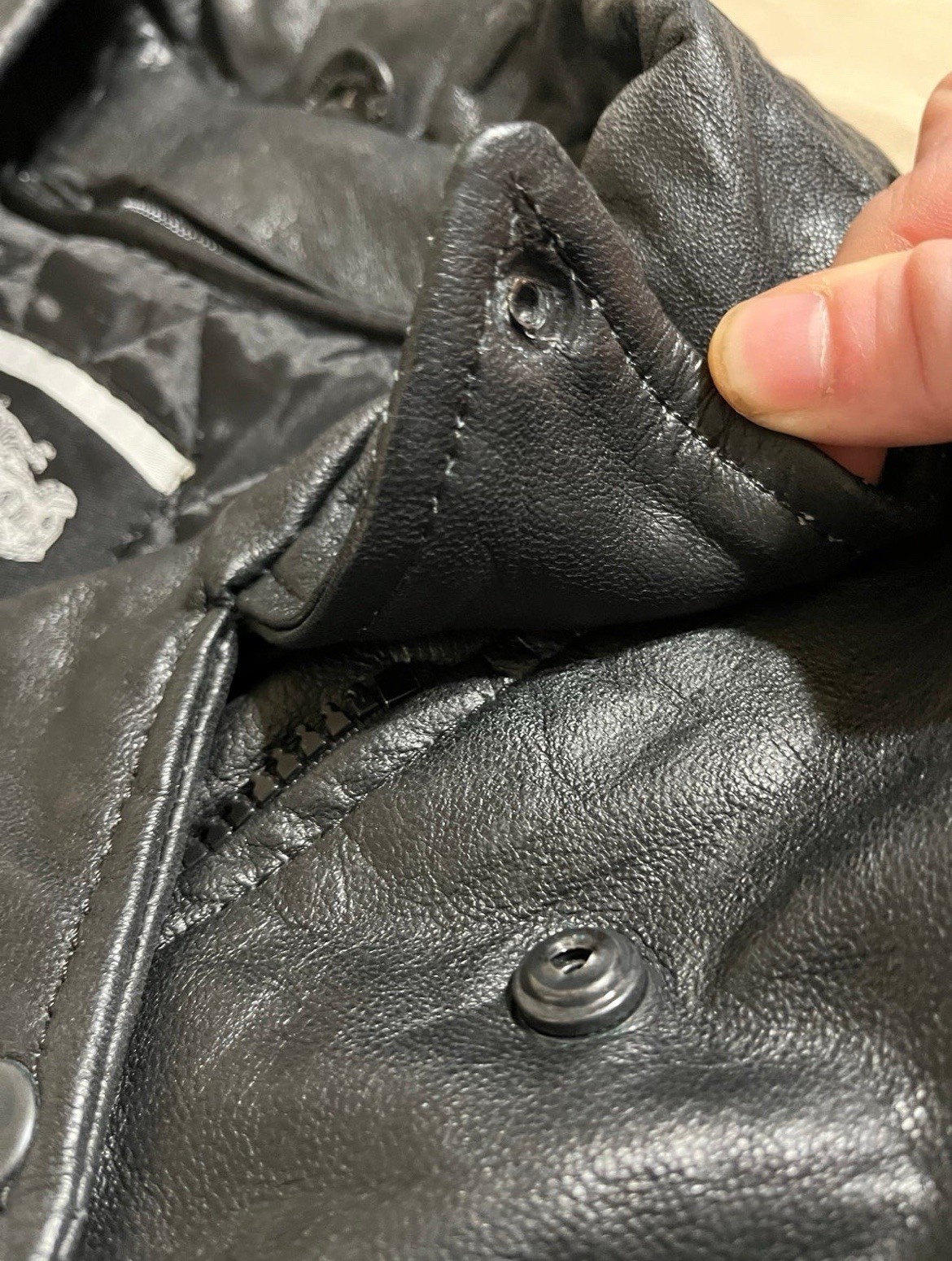 Vintage Retro 1980-90’s Motorcycle Silver Bike Leather Braided size large women