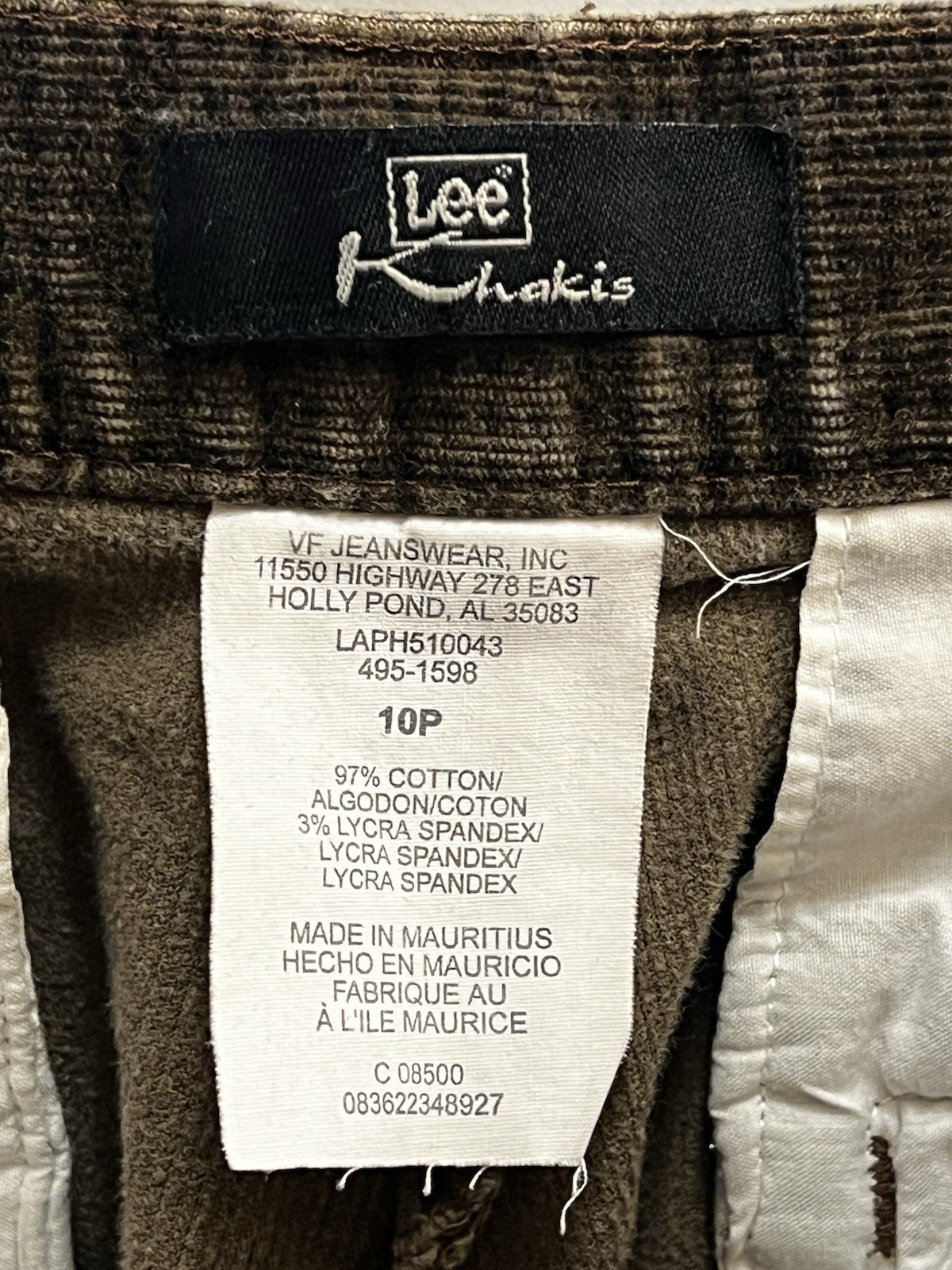 Vintage 90s Women’s Lee Casual Velour Pleated High Waist Trouser Size 10P Mom