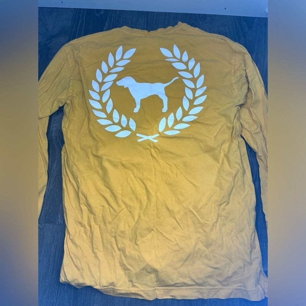 Victoria’s Secret Pink Long Sleeve Shirt Yellow Size XS