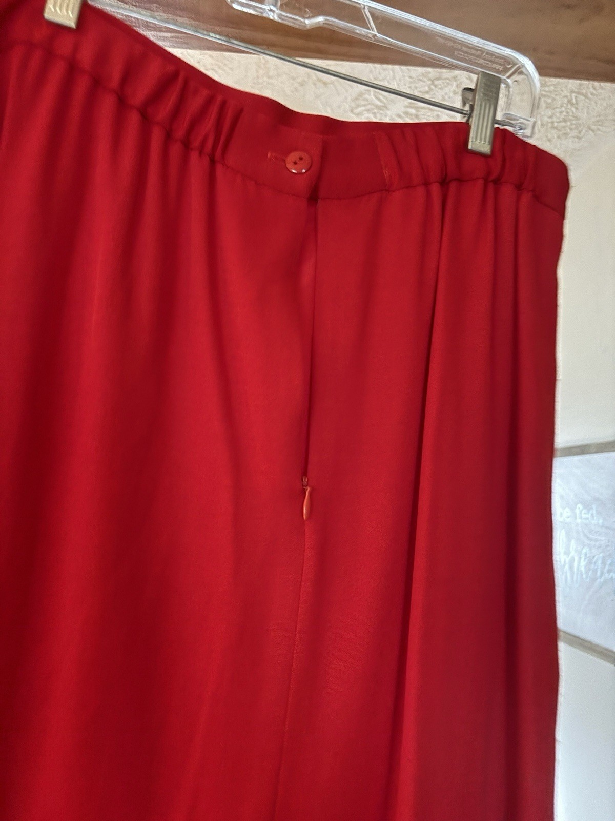 Rare Vintage *NWT* Two Piece Red Skirt Set Anthony Sicari Size 14