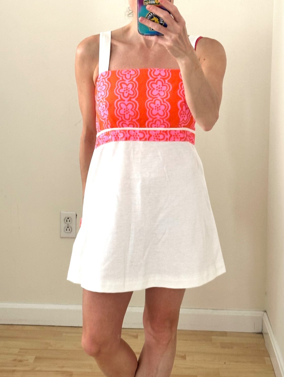 Vintage 60s Handmade Tennis Dress – Preppy Sundress Style, Tenniscore Chic