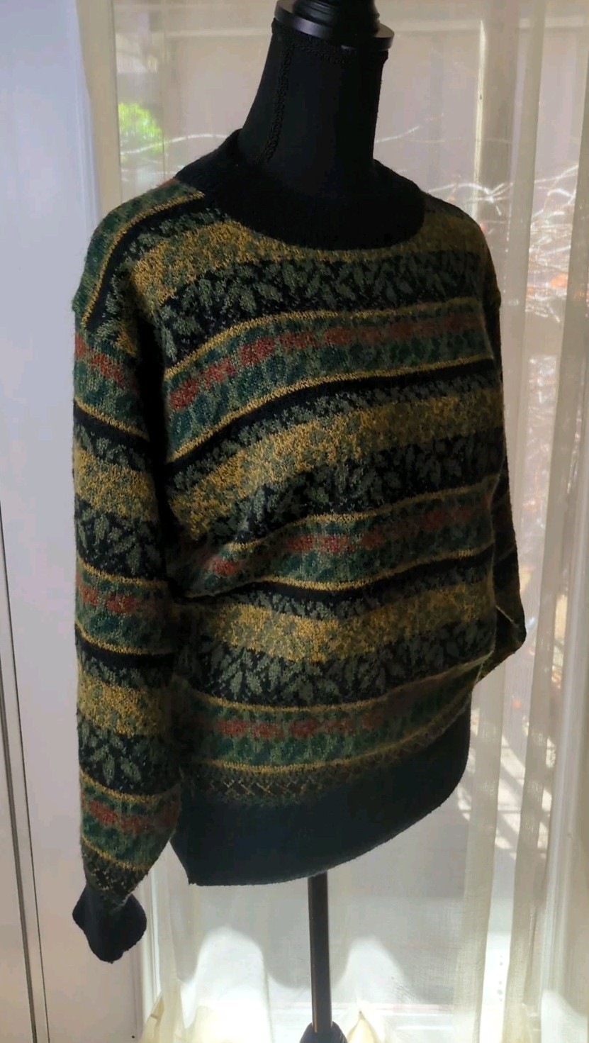 VTG 80s/ 90s Limited Express International Women’s S, Fairisle Knit Sweater