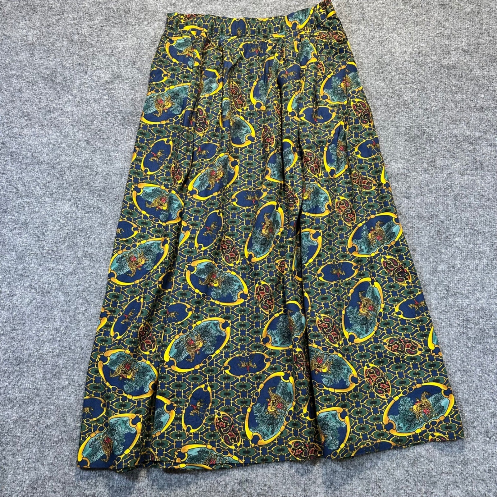 Sophisticates by Pendleton Skirt Set Women 6 Blue Equestrian Western Vintage