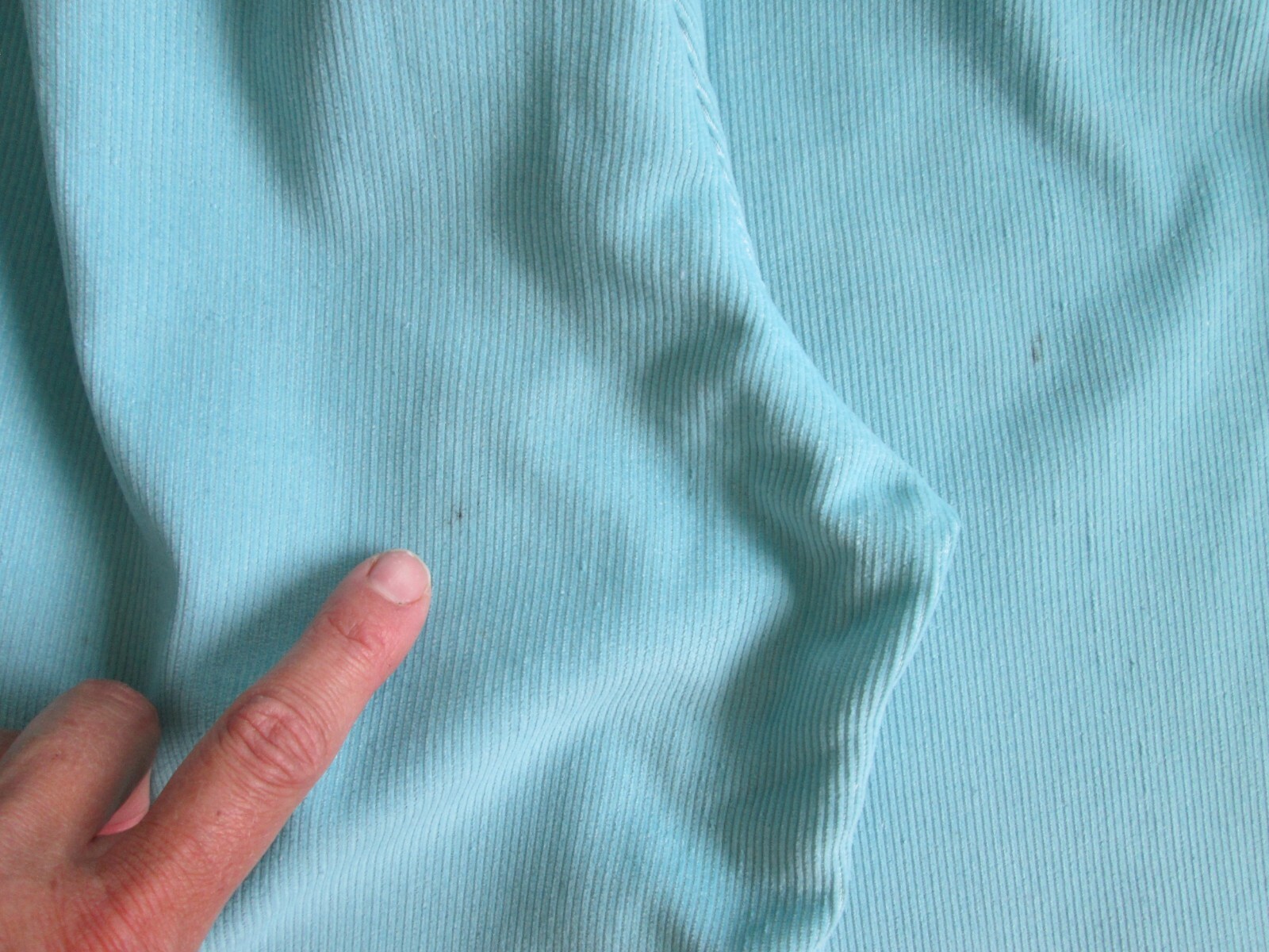 VTG Health-tex Pants 26×26 14 Our Girl Juniors Corduroy Cotton Turquoise Elastic