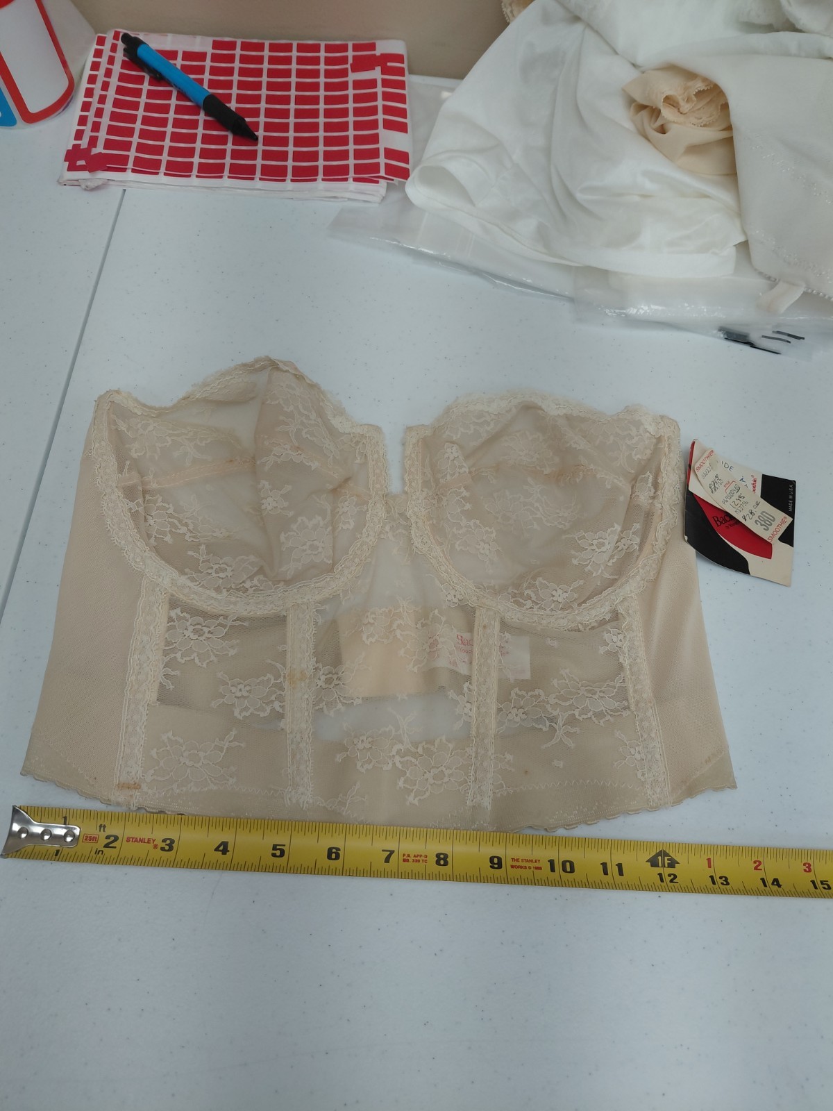Vintage Backless By Young Smoothie Corset Size 38D