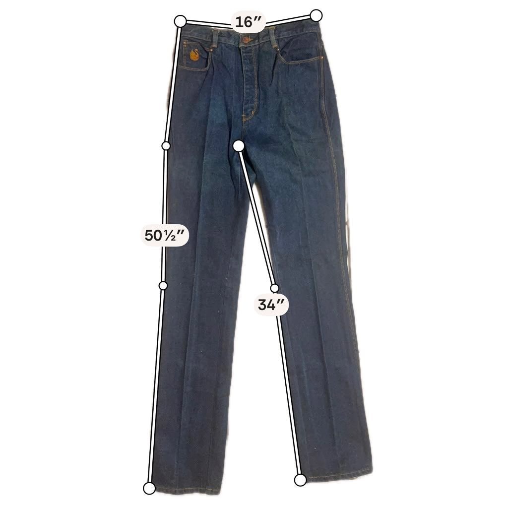 Vintage Gloria Vanderbilt by Murjani Jeans Dark Wash High Rise Straight Leg