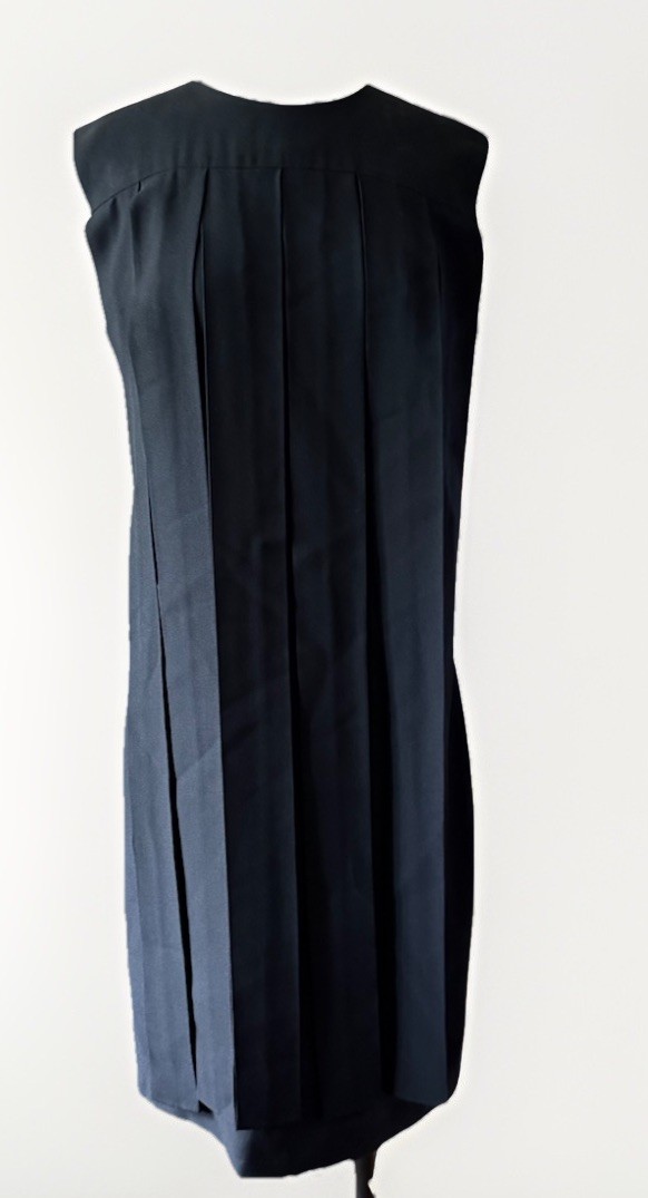 Vintage 60’s Black Crepe Iconic Car Wash Dress No Makers Tag – Union Tag – Sz 10