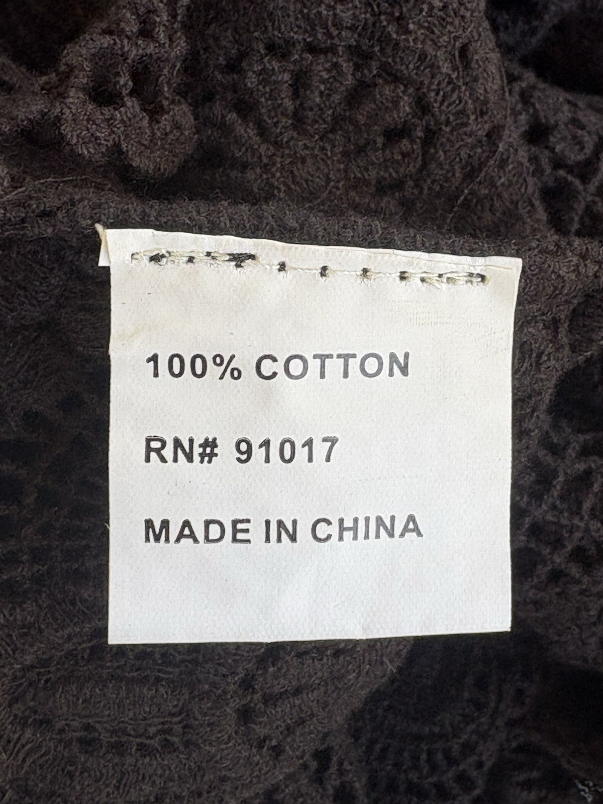 VTG 100% Cotton Black Crochet Tiered Lace Scallop Trim Tank Top Size XS – NWT