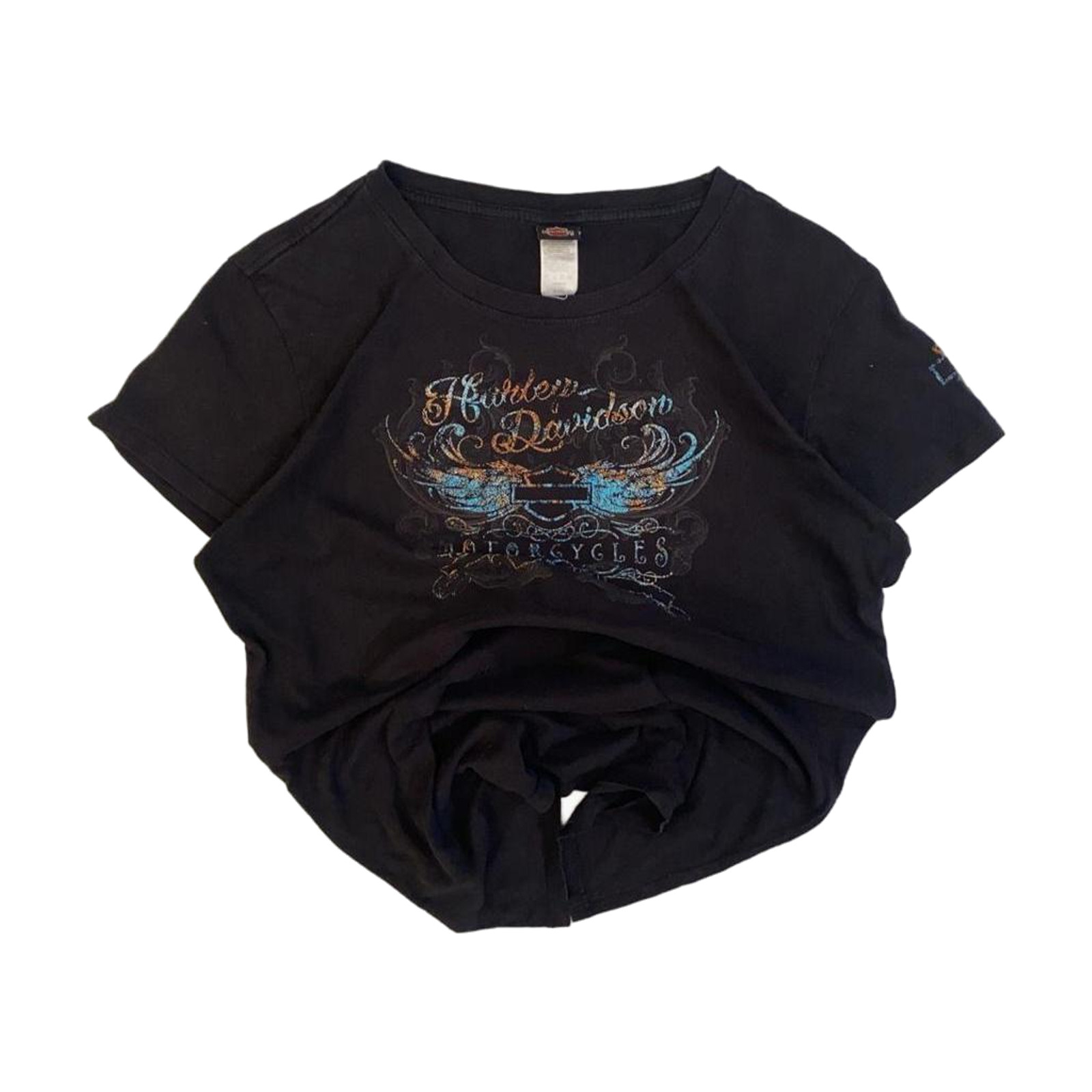 Harley Davidson Women’s Filigree Shenandoah Graphic T Shirt Black XL