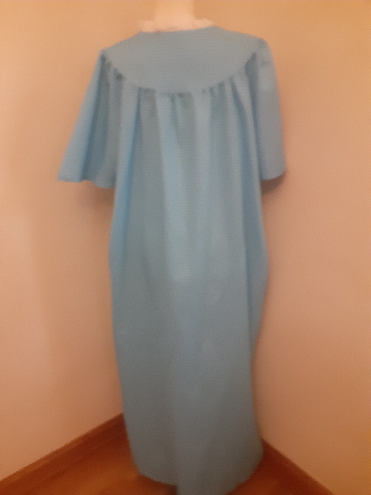 Vintage Womens Kingly Long Nightgown Lingerie Sleepwear Robe House Dress Size 38