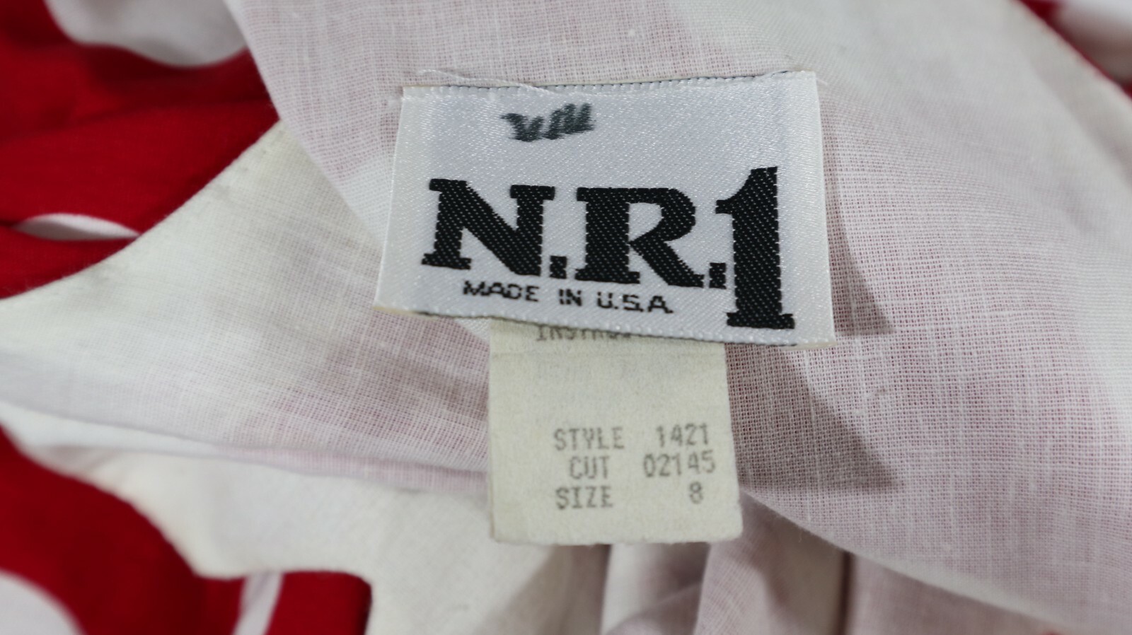 Vintage Ned Gould N.R1 Polka Dot Bombshell Retro Rockabilly Dress Size 8 USA