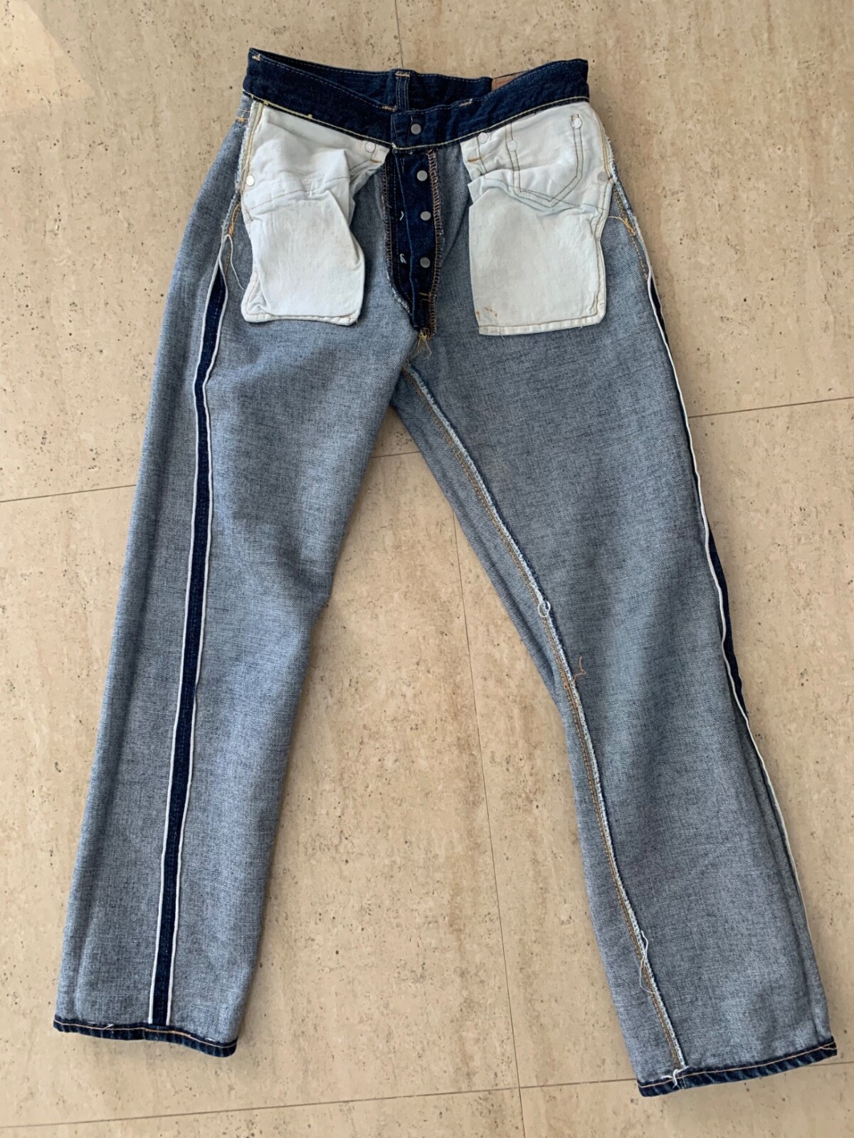 Extremely Rare Vintage Levi’s 501 Big E Jeans – Pre-1969, Dark Blue Wash