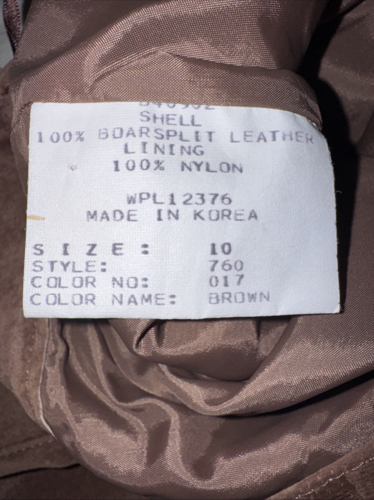 VTG Suede Leather Pants Women’s Brown High Rise Straight Leg Rodeo Sz M 10 *READ
