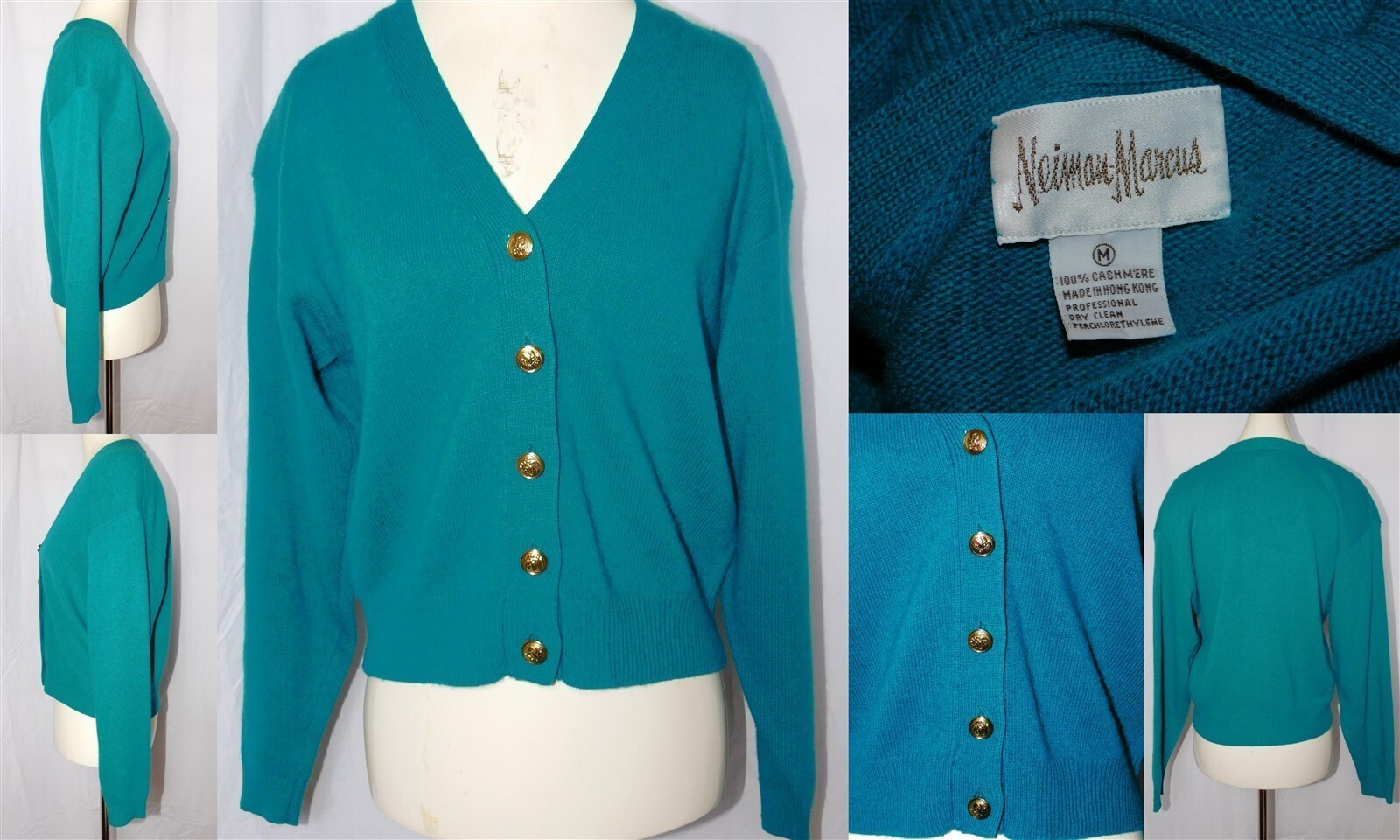 LOT Vtg 1990s Teal Pink Black Bright Top Skirt Womens Evan Picone Neiman Marcus