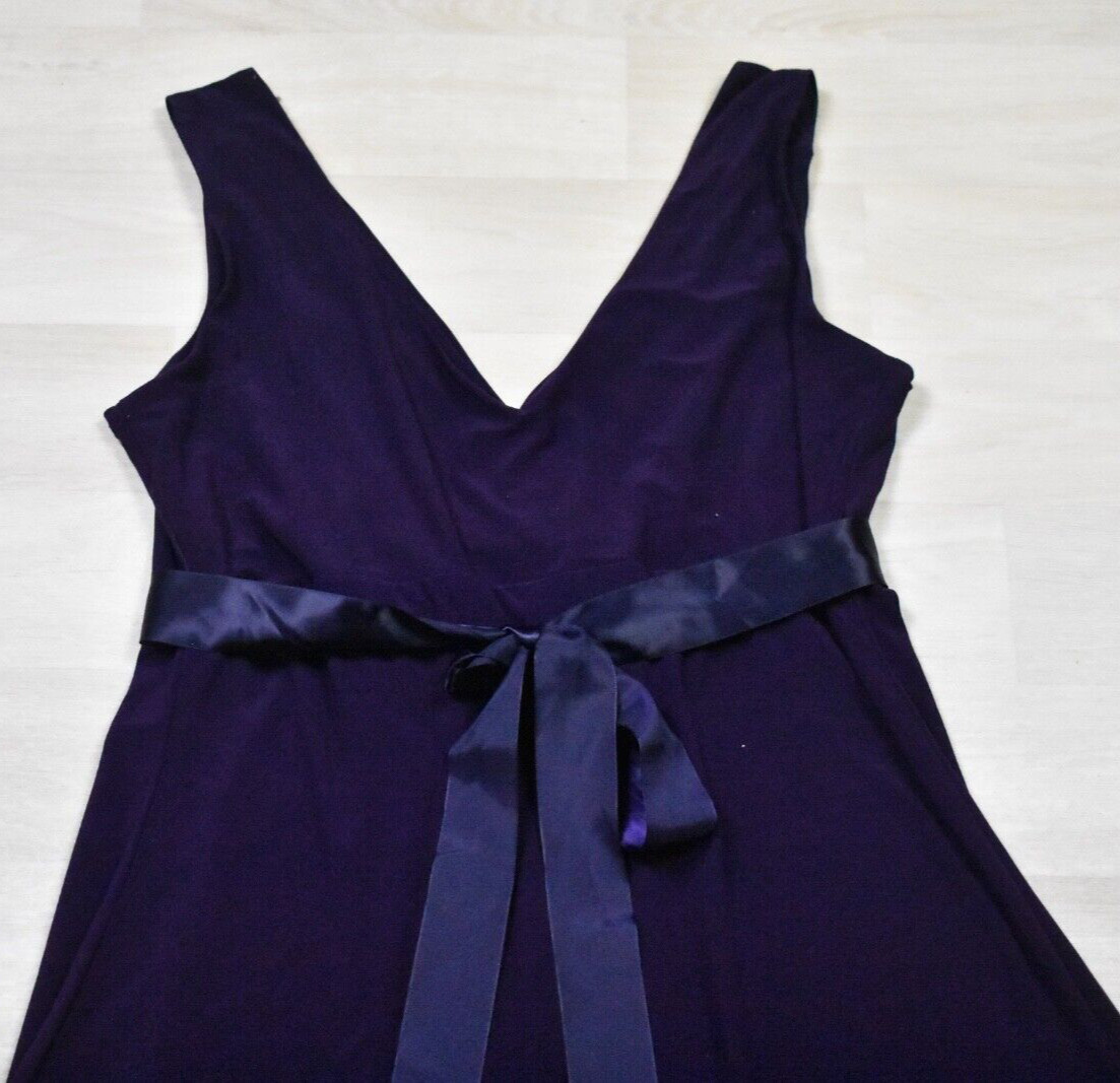 Y2K Scarlett Nite Cocktail Party Formal Dress Size 12 Purple VTG 90s 2000s