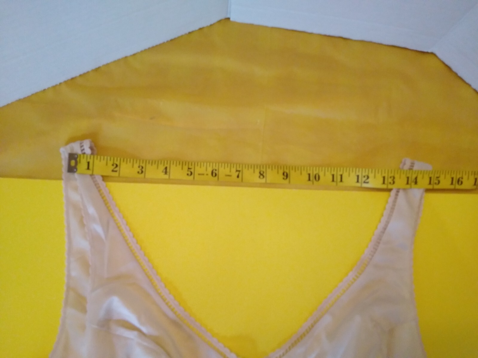 Vintage Full Slip Dress Chemise European Size M-L Triumph Intl Beige