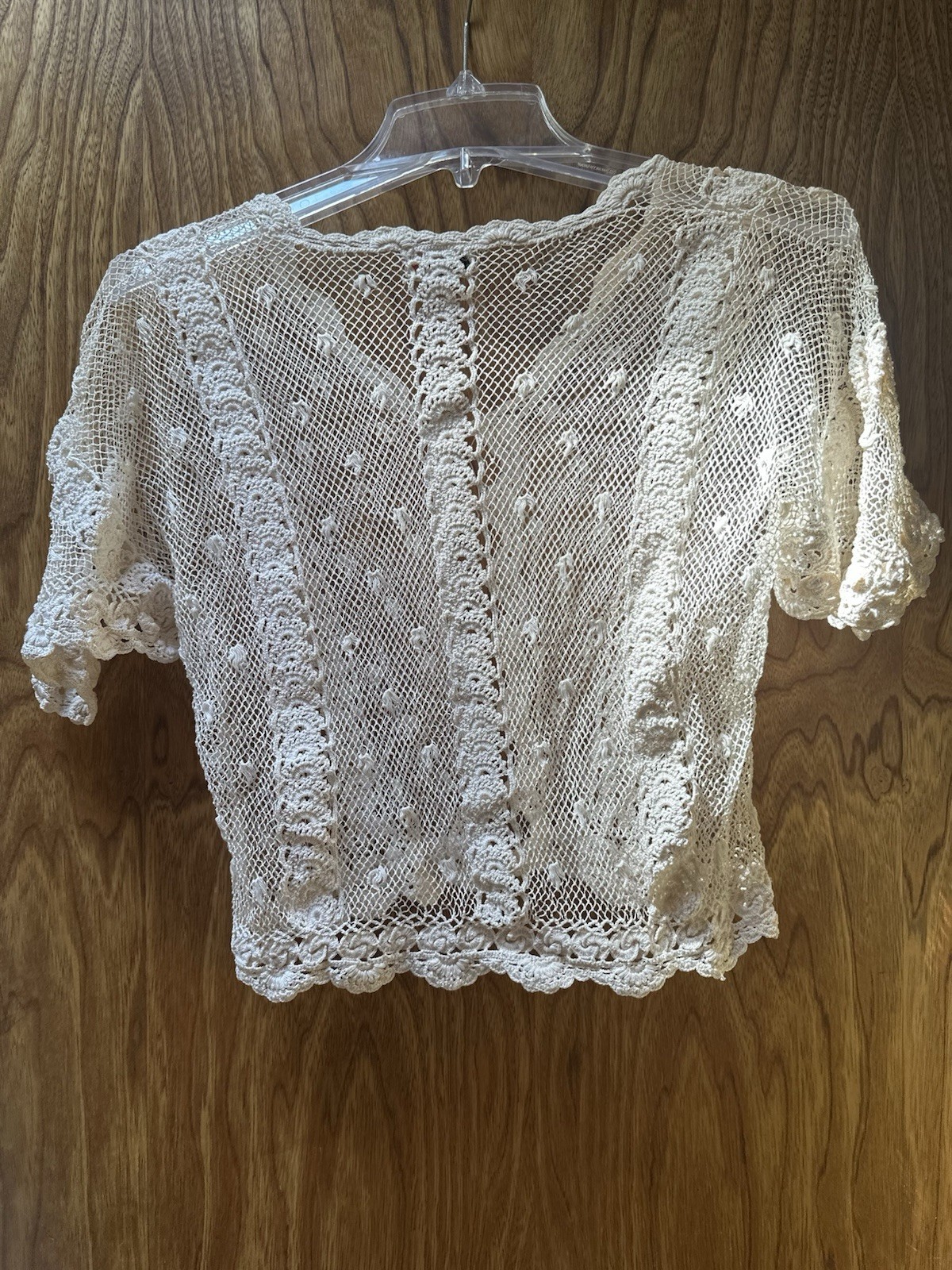 Vintage Lim’s Crochet Top Ivory