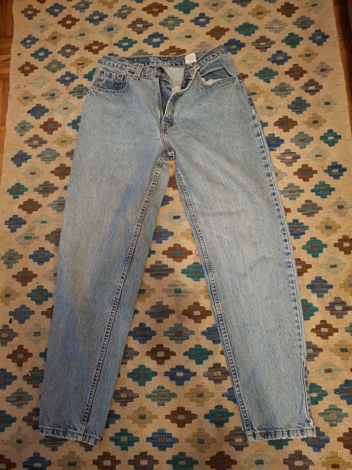 Vintage Levi’s 550 Light Wash Denim Jeans Size 29×31 USA Made 90s 1993 Straight