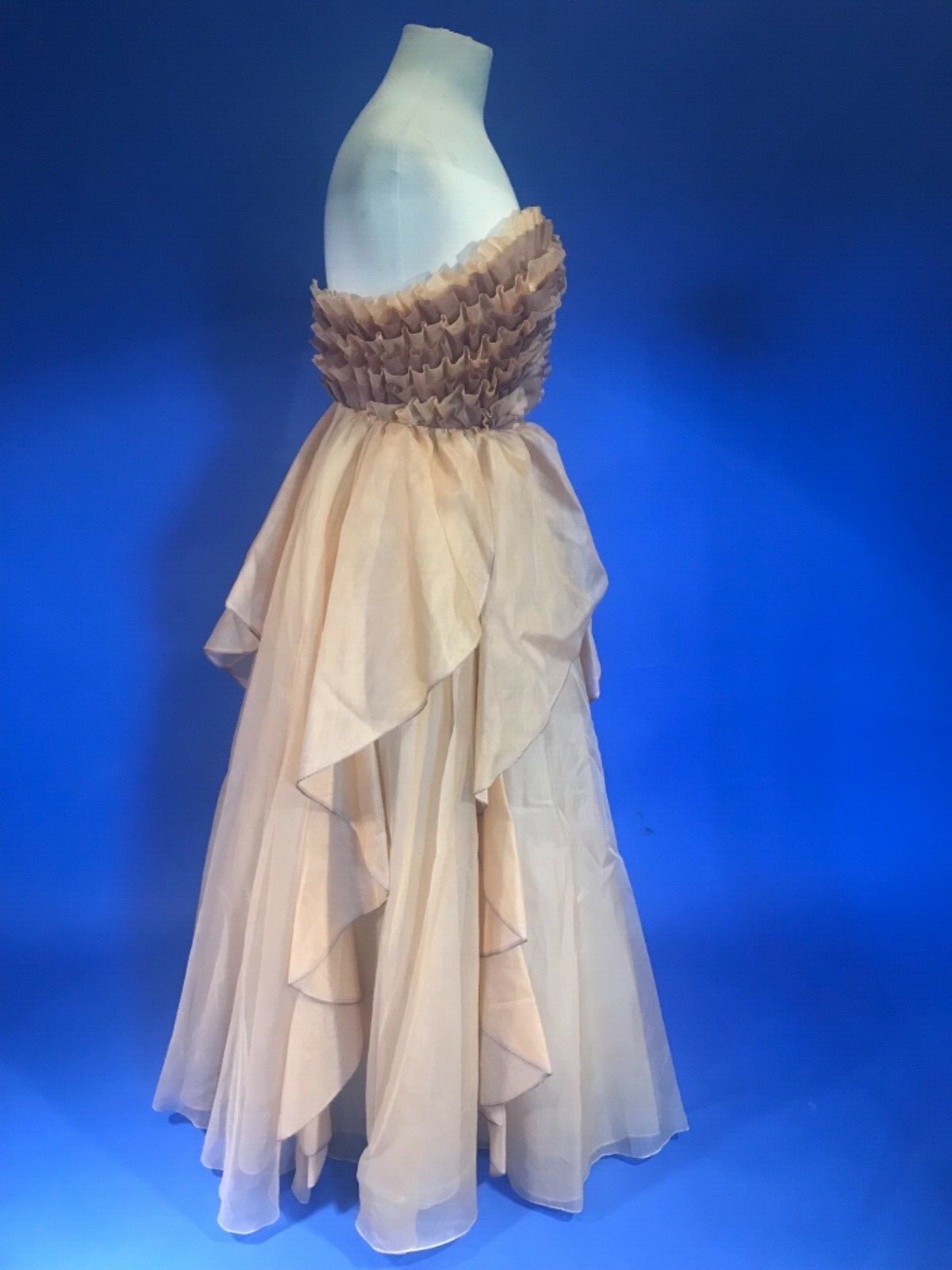 BENNY ONG Trudie McCarthy London Diana ball gown opera cape hand painted Cosplay