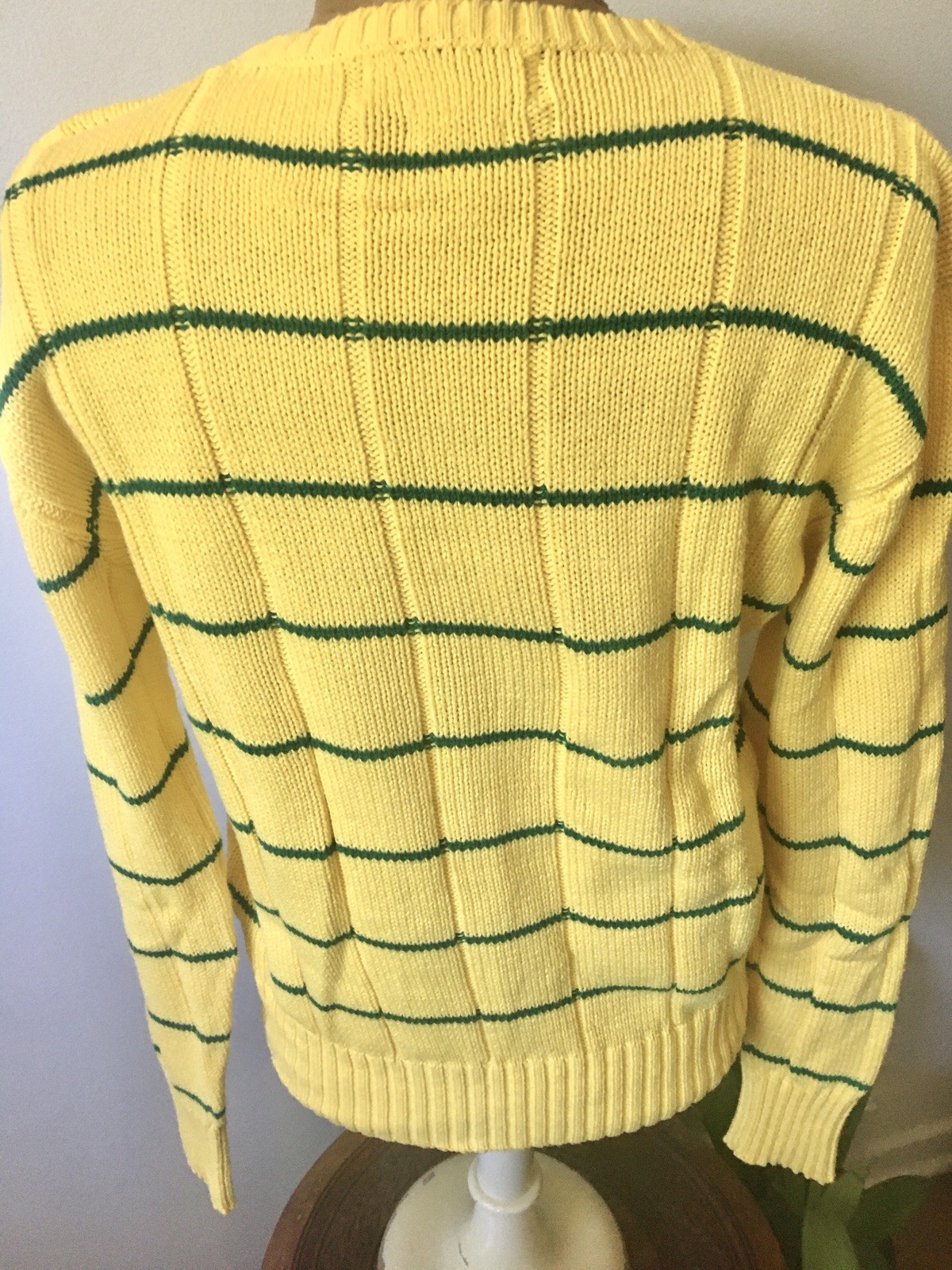 1980’s-1990’s Polo Ralph Lauren Yellow Cotton Sweater