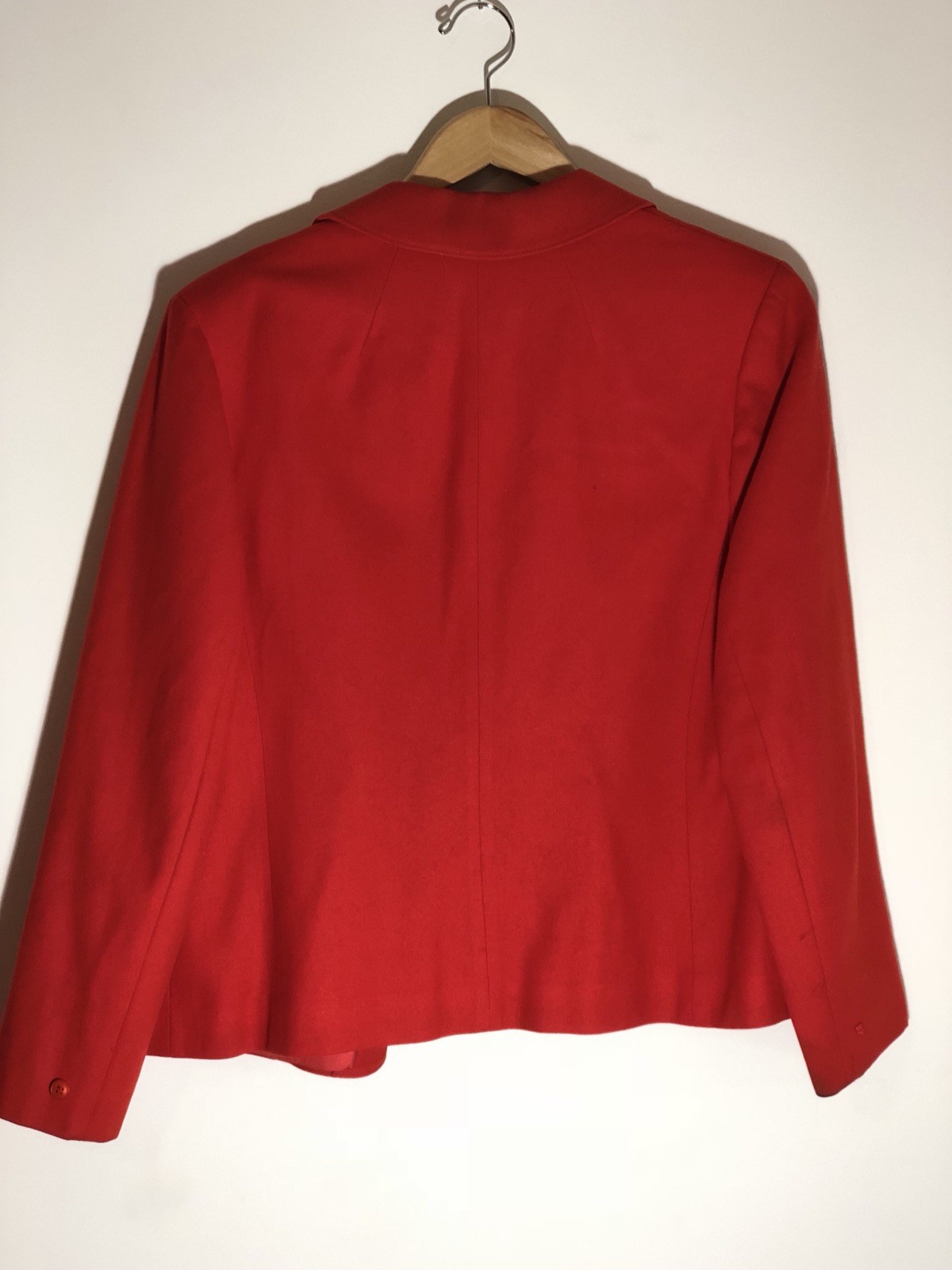 Vintage Pendleton Blazer Jacket Medium Tomato Red 1970s
