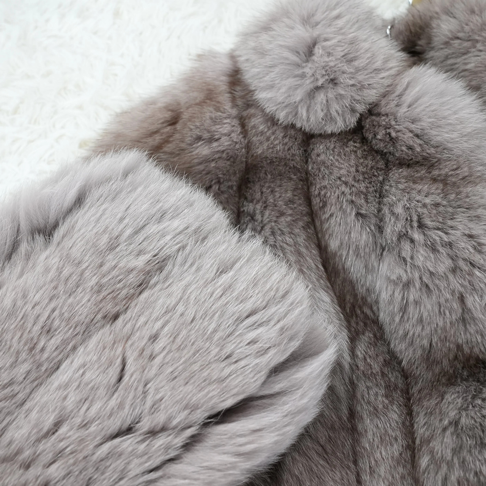 SAGA FOX Mocha Brown Deyd Coat – Genuine Vintage Fur From Japan