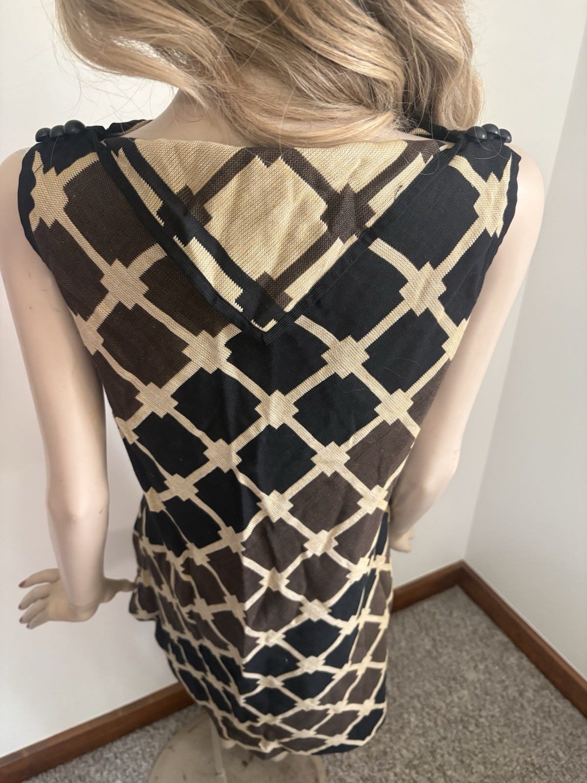 Mod Iconic Vintage 1960s 70s Women’s High Fashion Dress Bleeker at