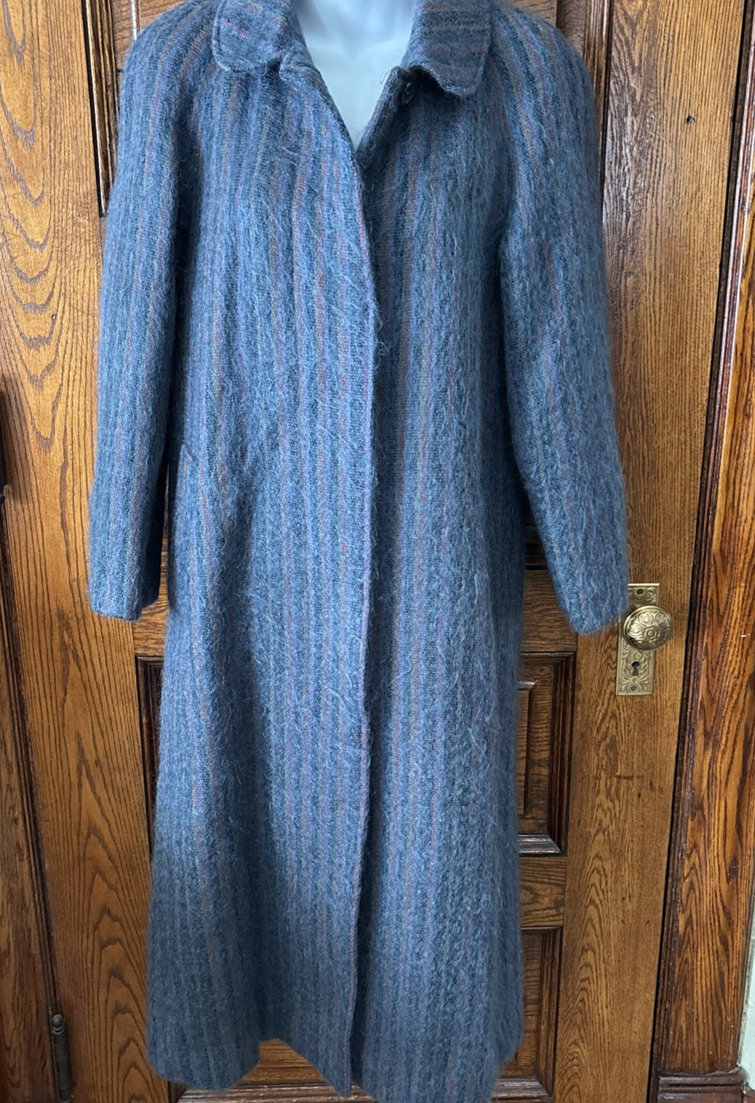 Vintage Rannoch Designs Tom Gilbey London Wool & Mohair Women’s Coat US 8 UK 10