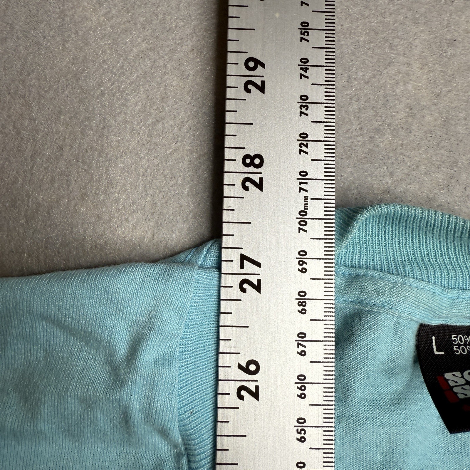Vtg 80s 1988 Screen Stars Reno Tahoe Bunny Rabbit Blue Cotton Shirt Size Large