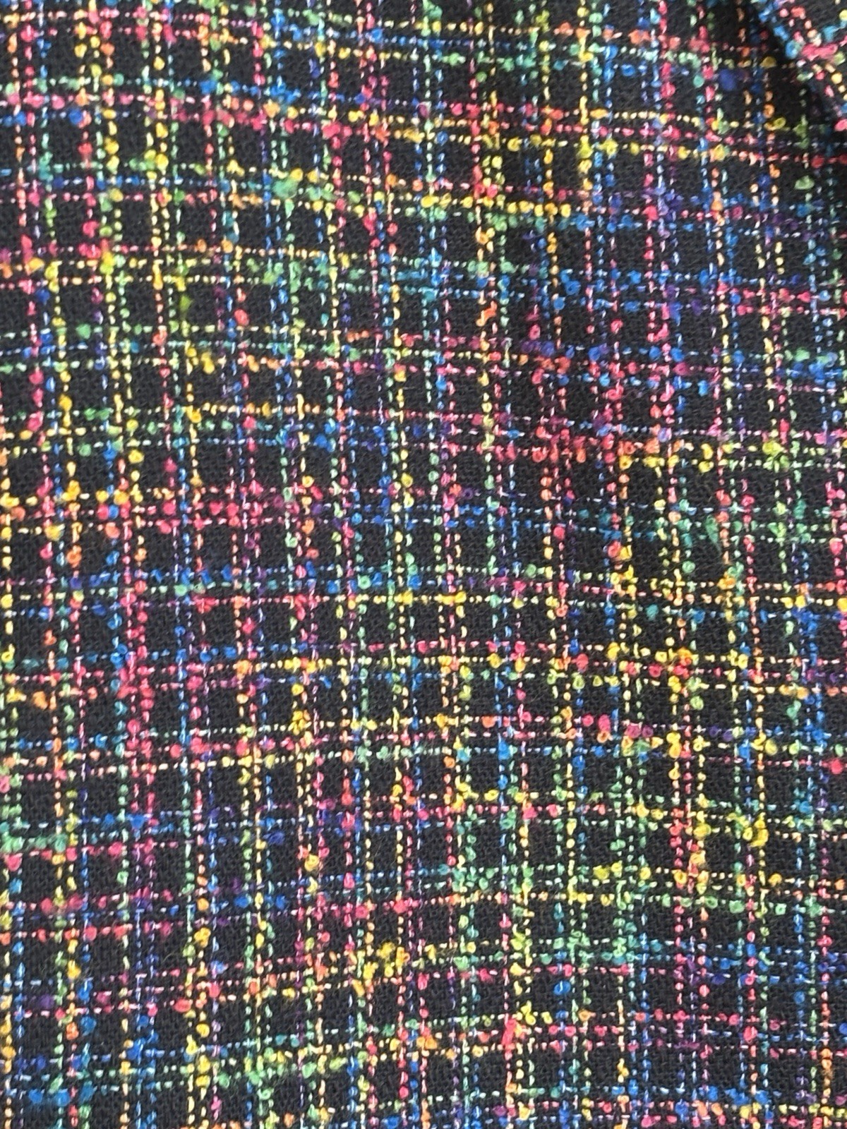 Vintage Criscione New York Multicolor Tweed Blazer Jacket Women M